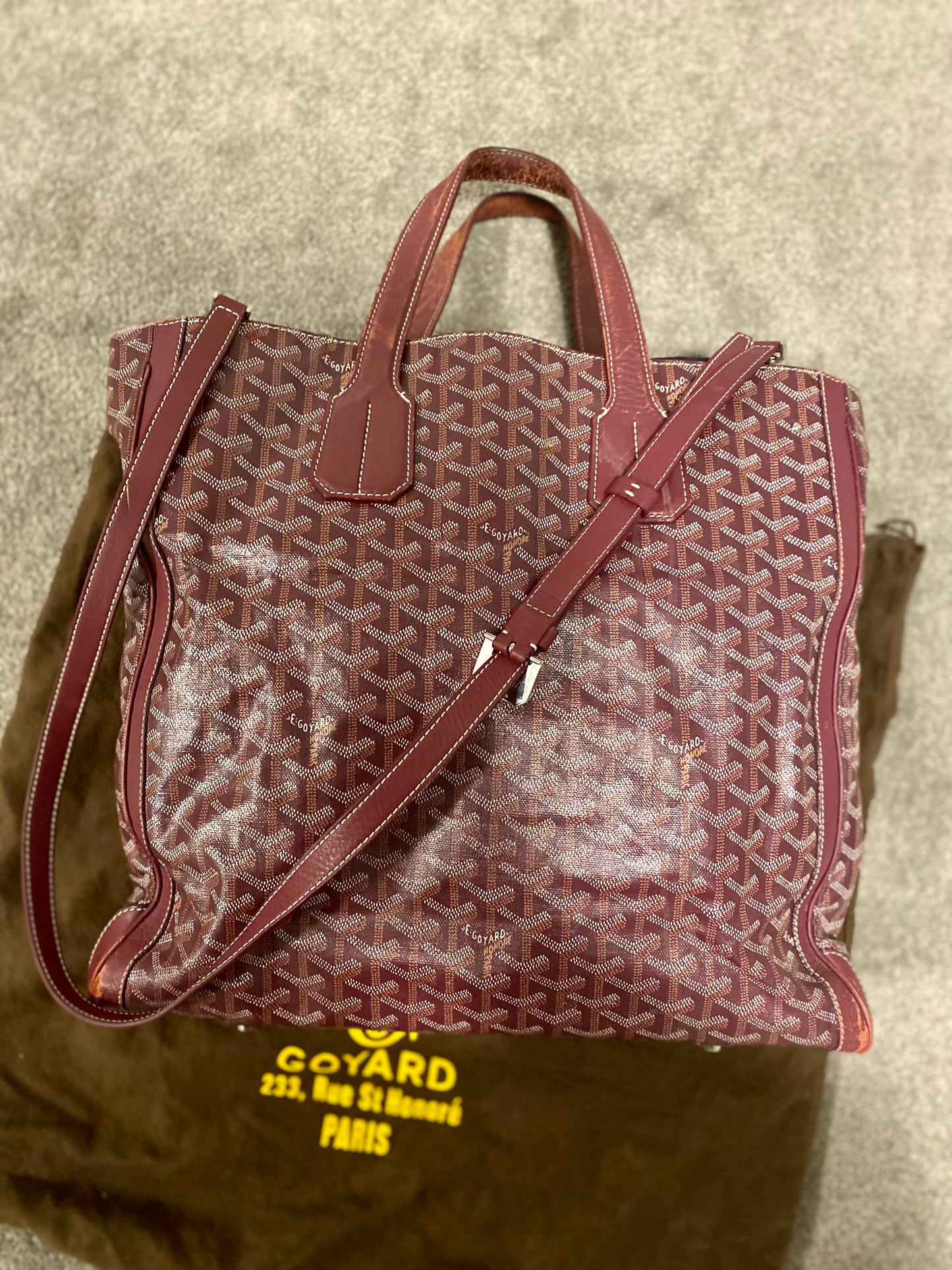 Goyard Burgundy Voltaire