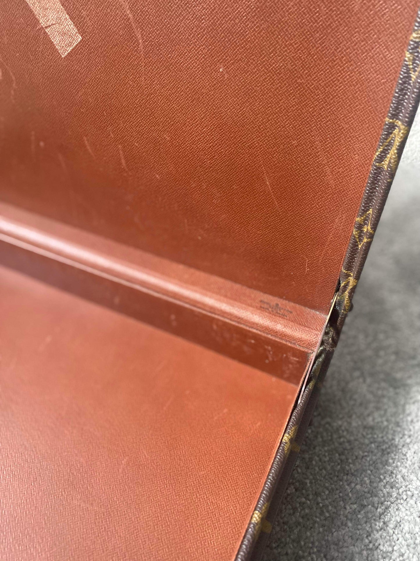 Louis Vuitton Hard Leather Briefcase