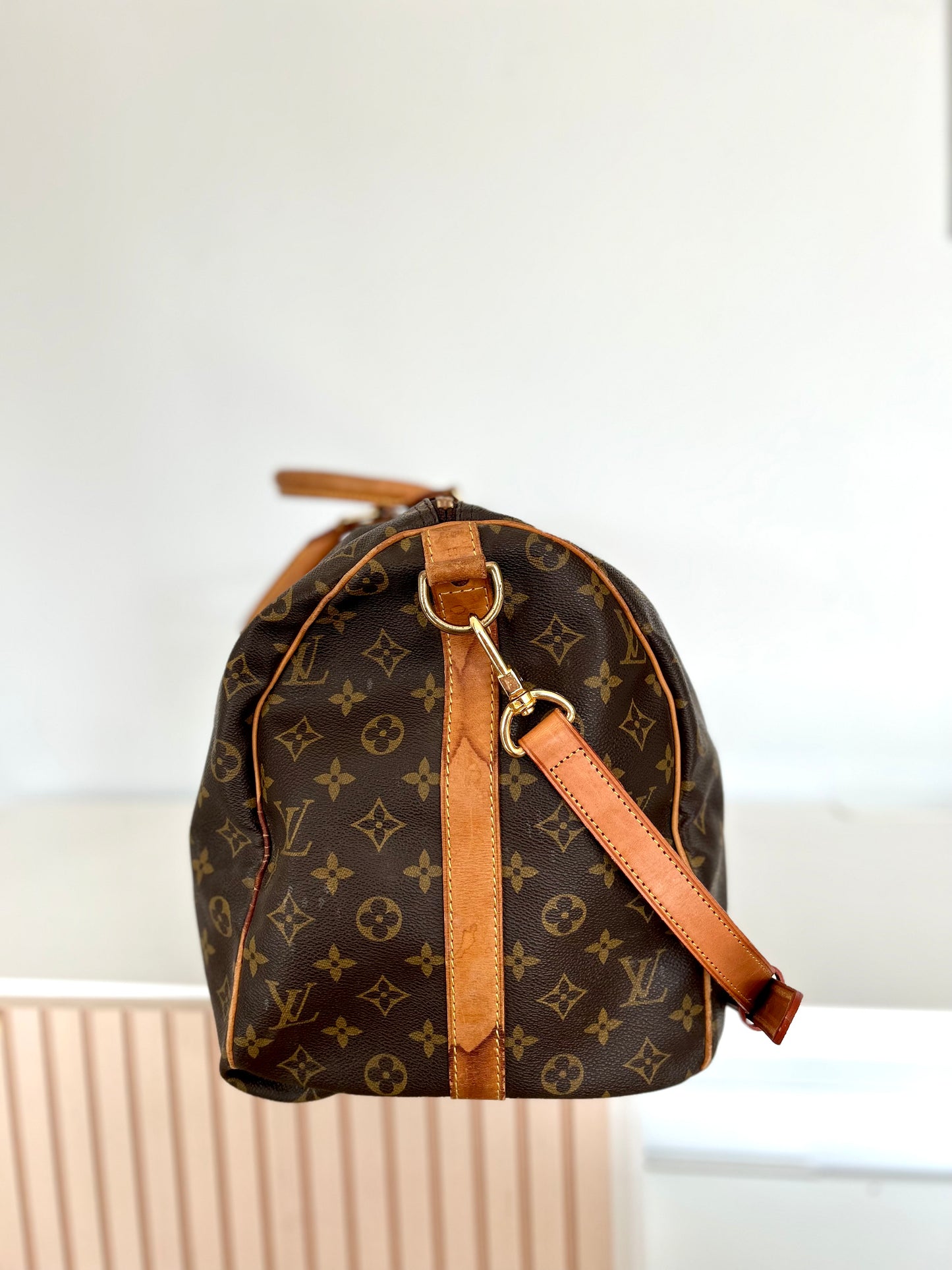 Louis Vuitton Bandouliere Keepall 50 Duffle Boston Bag