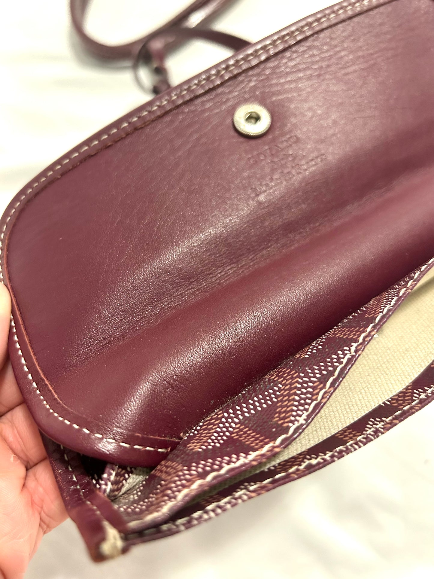 Goyard Burgundy Saint Louis PM