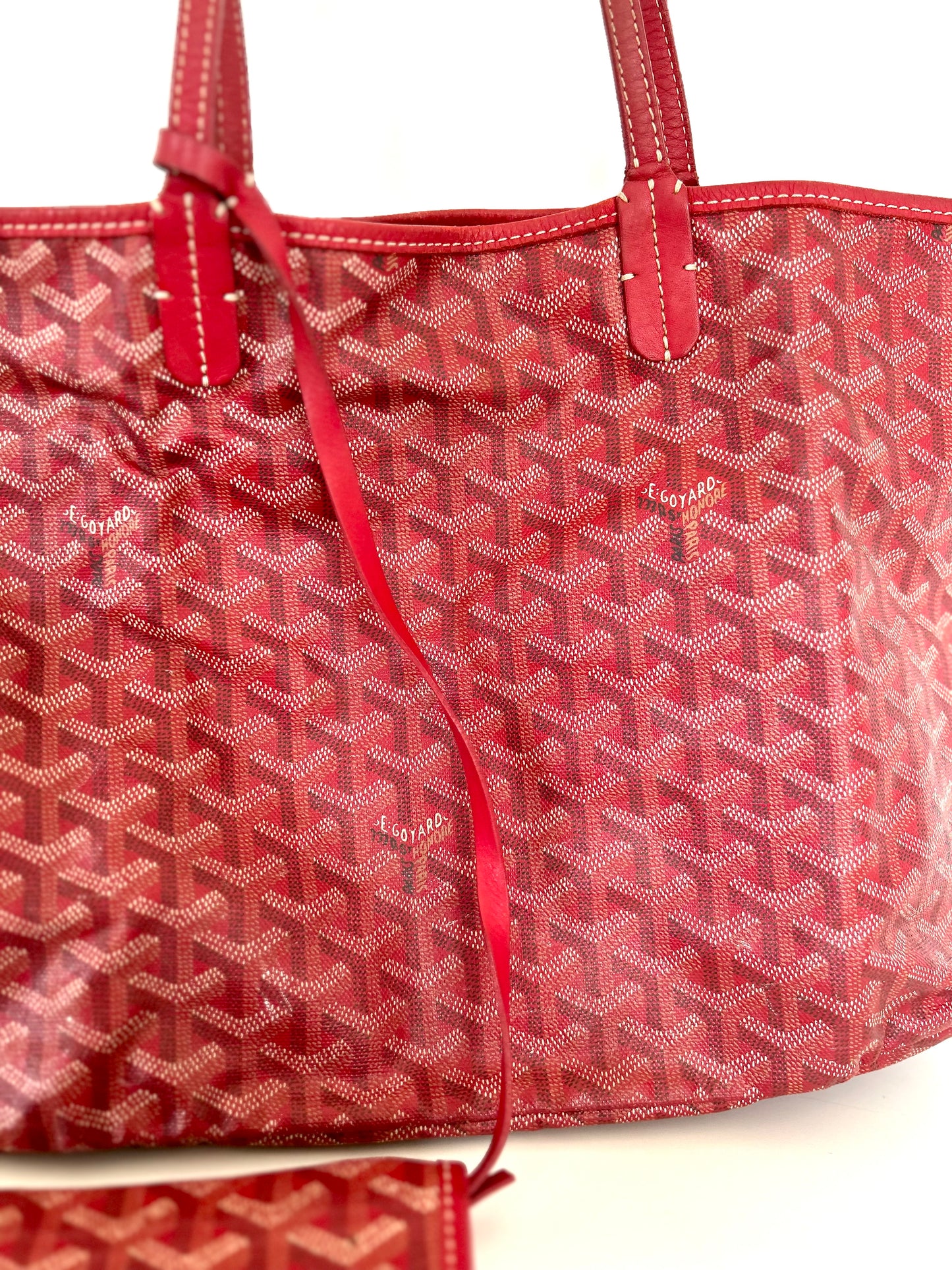 Red Goyard Saint Louis PM
