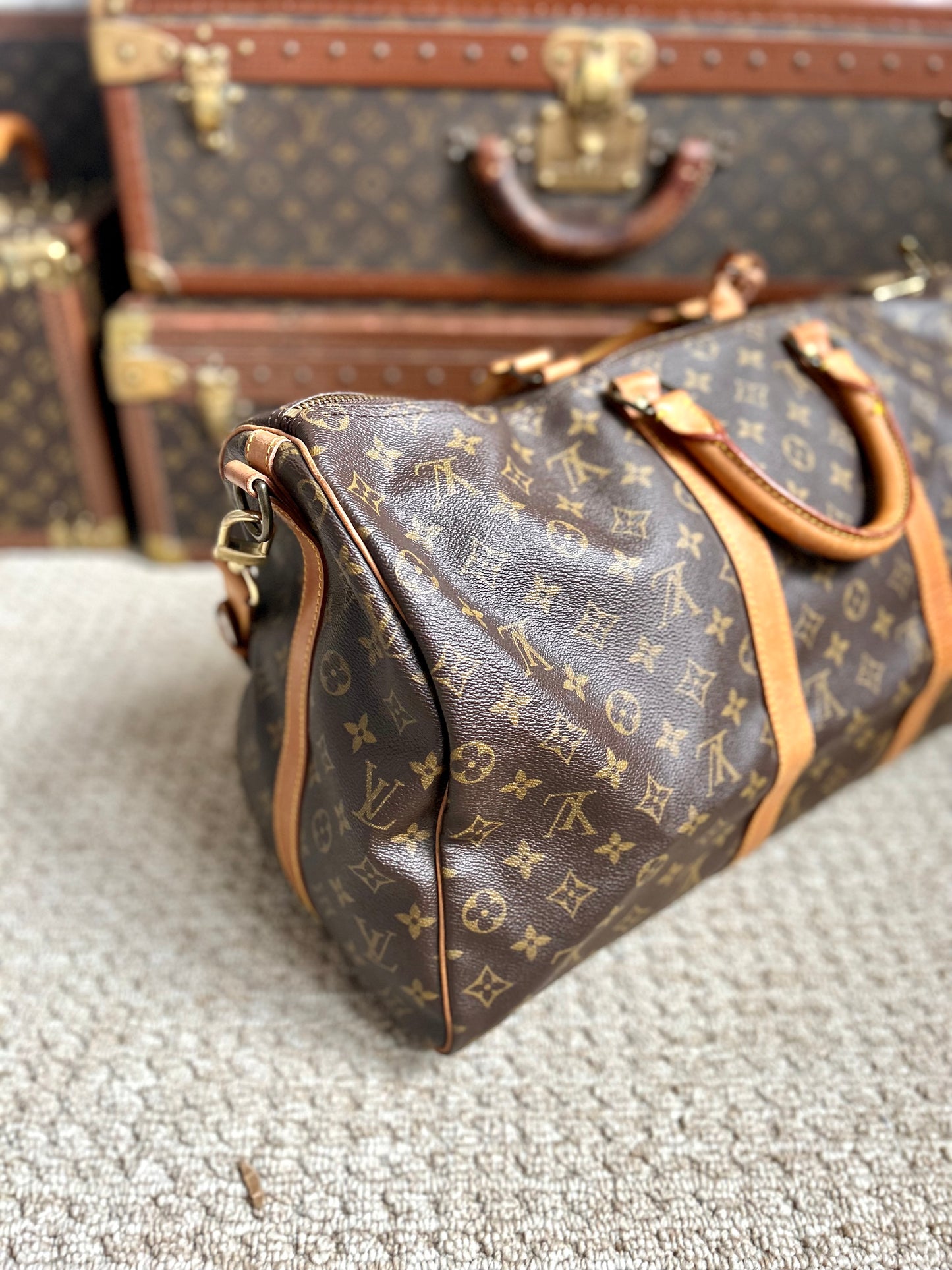 Louis Vuitton Bandouliere 50 Duffle Bag