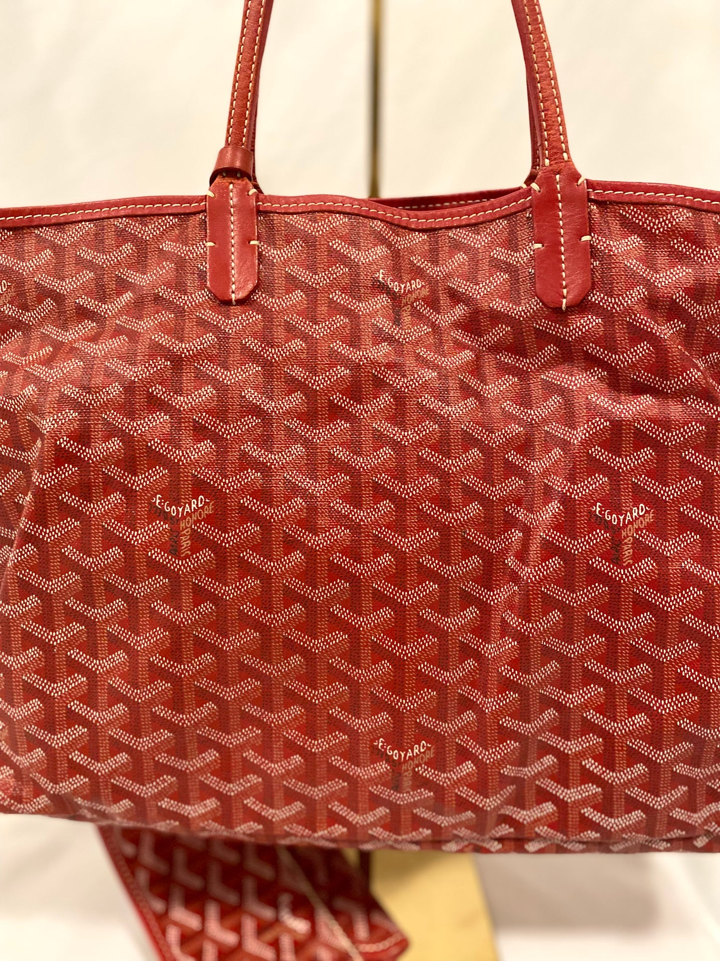 Goyard Red Saint Louis PM