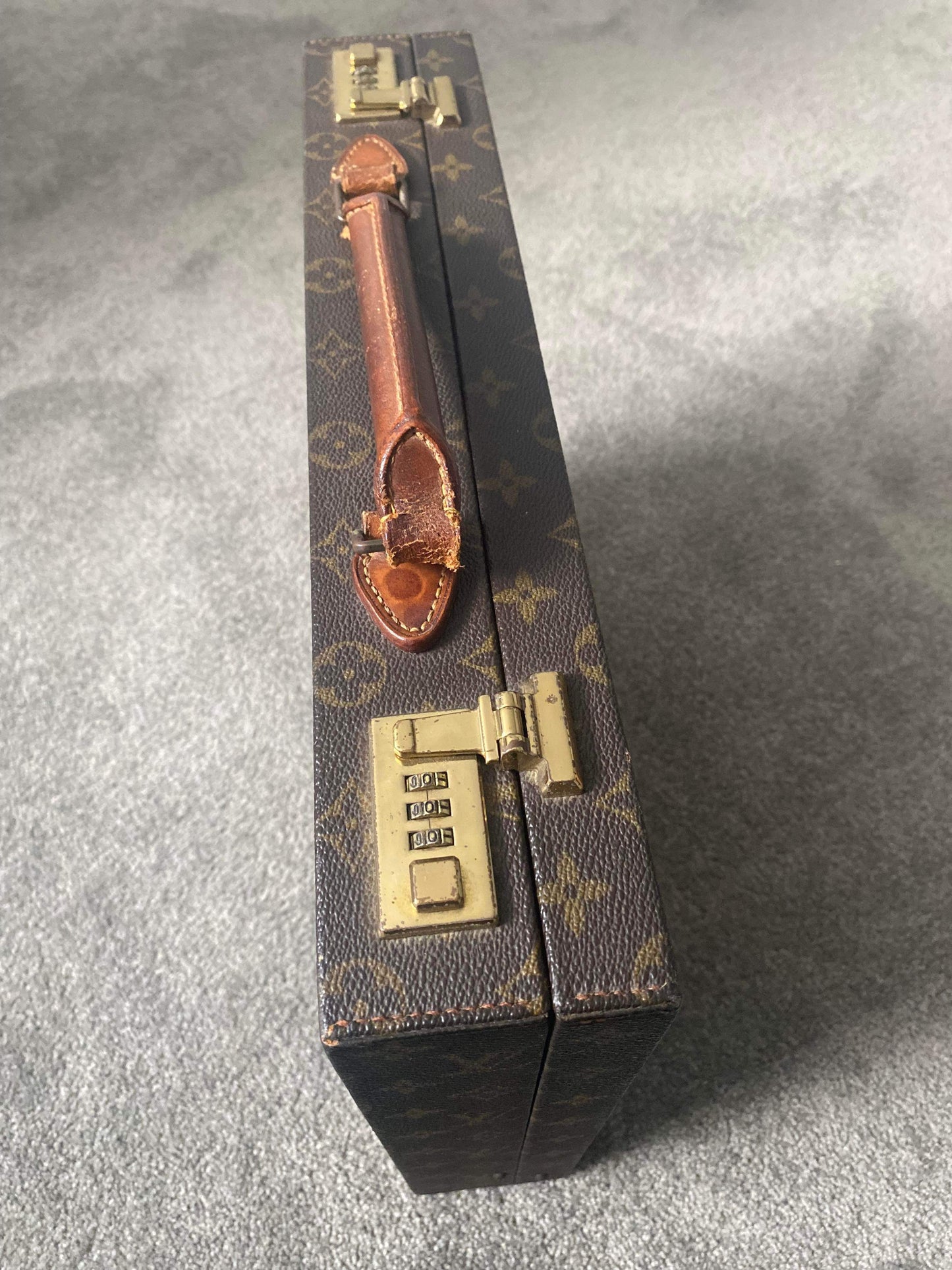 Louis Vuitton Hard Leather Briefcase