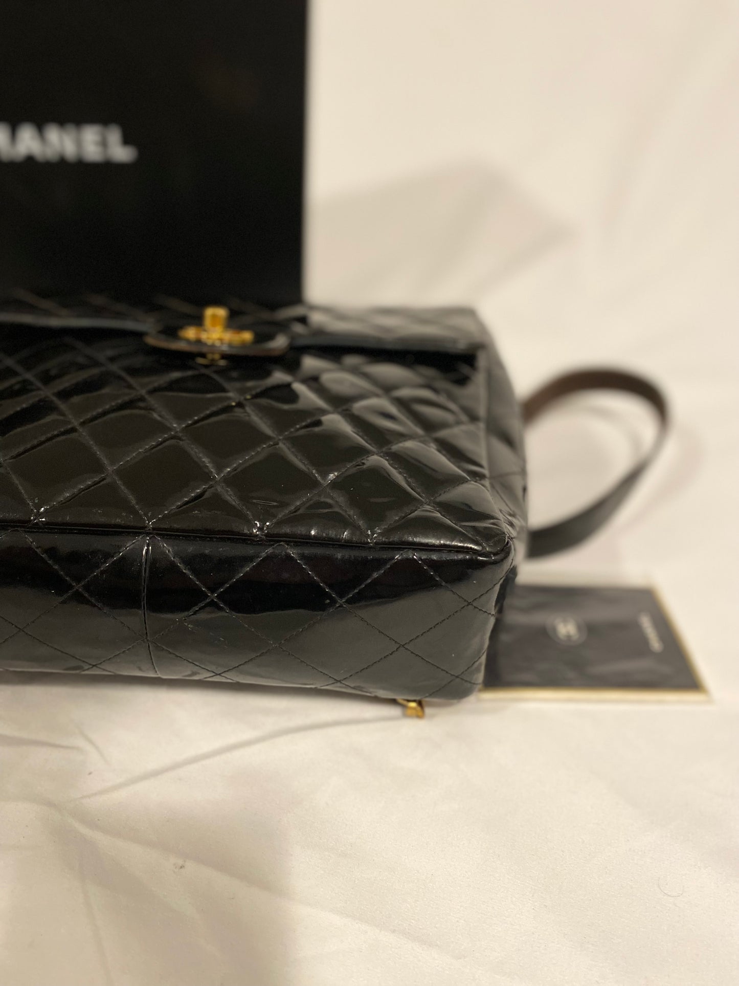 Chanel Patent Leather backpack