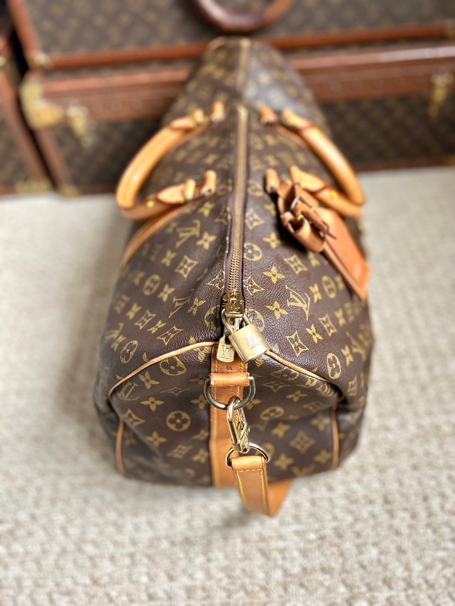 Louis Vuitton Bandouliere 50 Duffle Bag