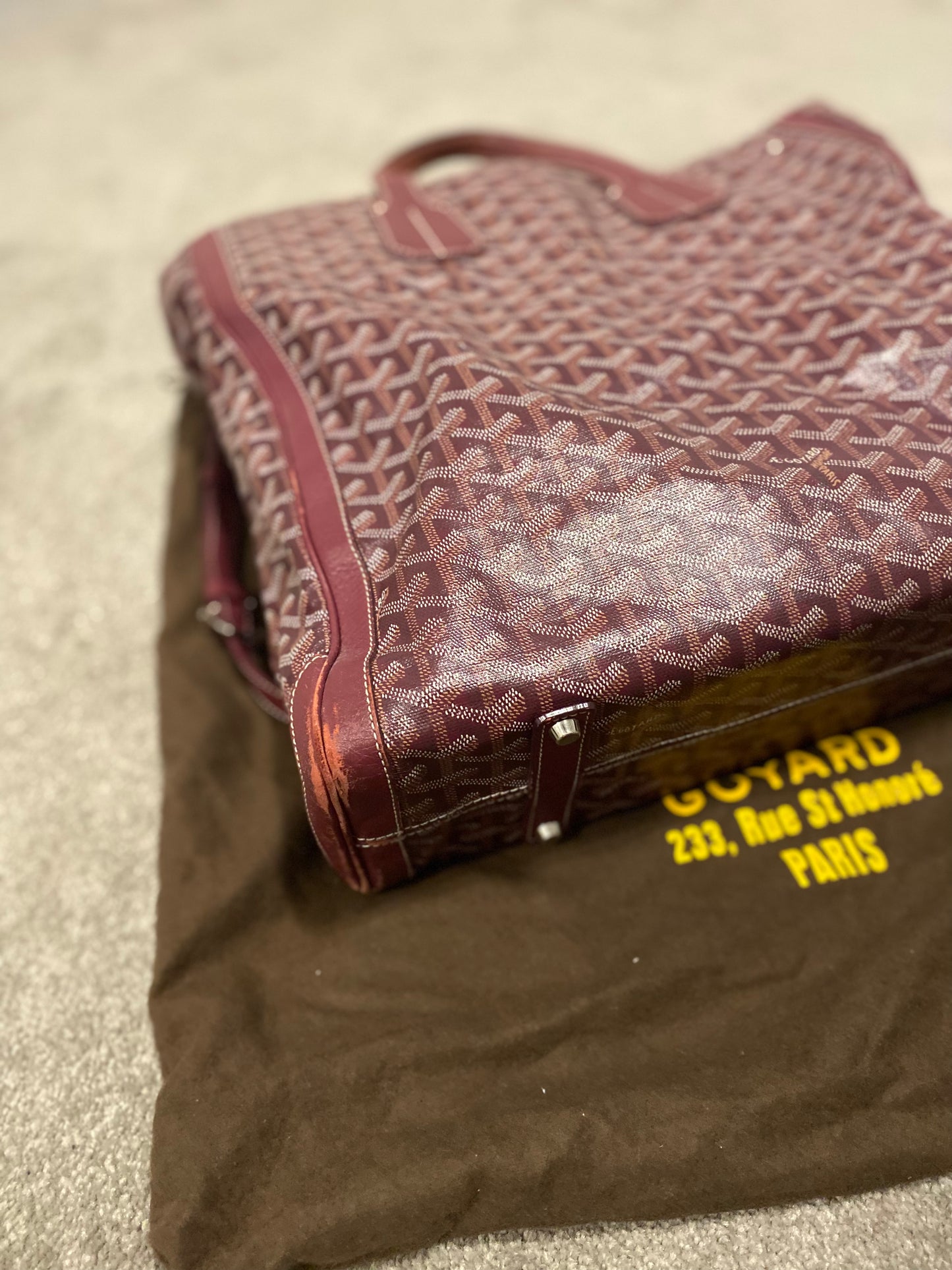 Goyard Burgundy Voltaire