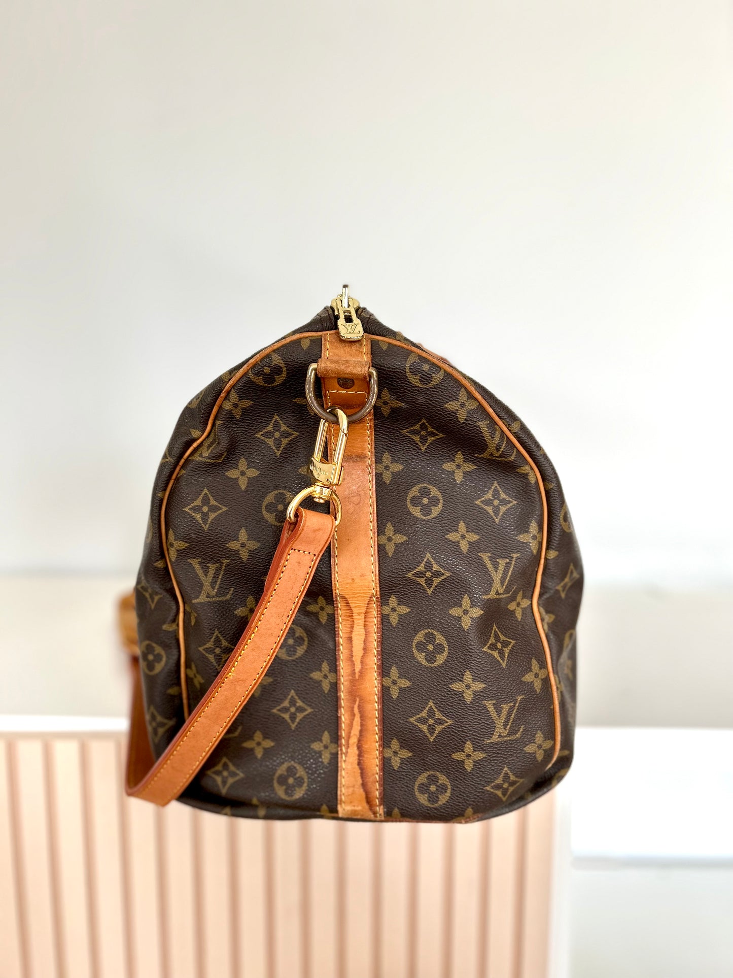 Louis Vuitton Bandouliere Keepall 50 Duffle Boston Bag