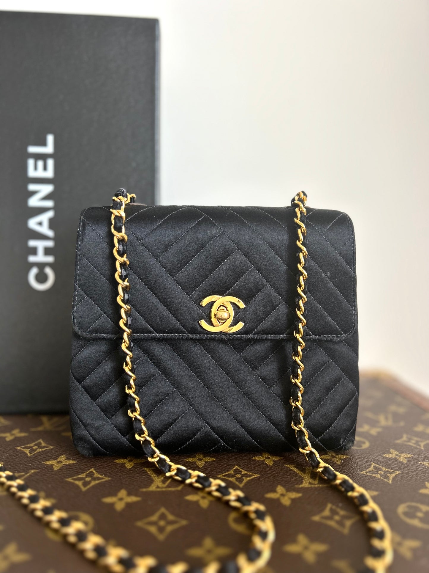 Chanel Satin Mini Square