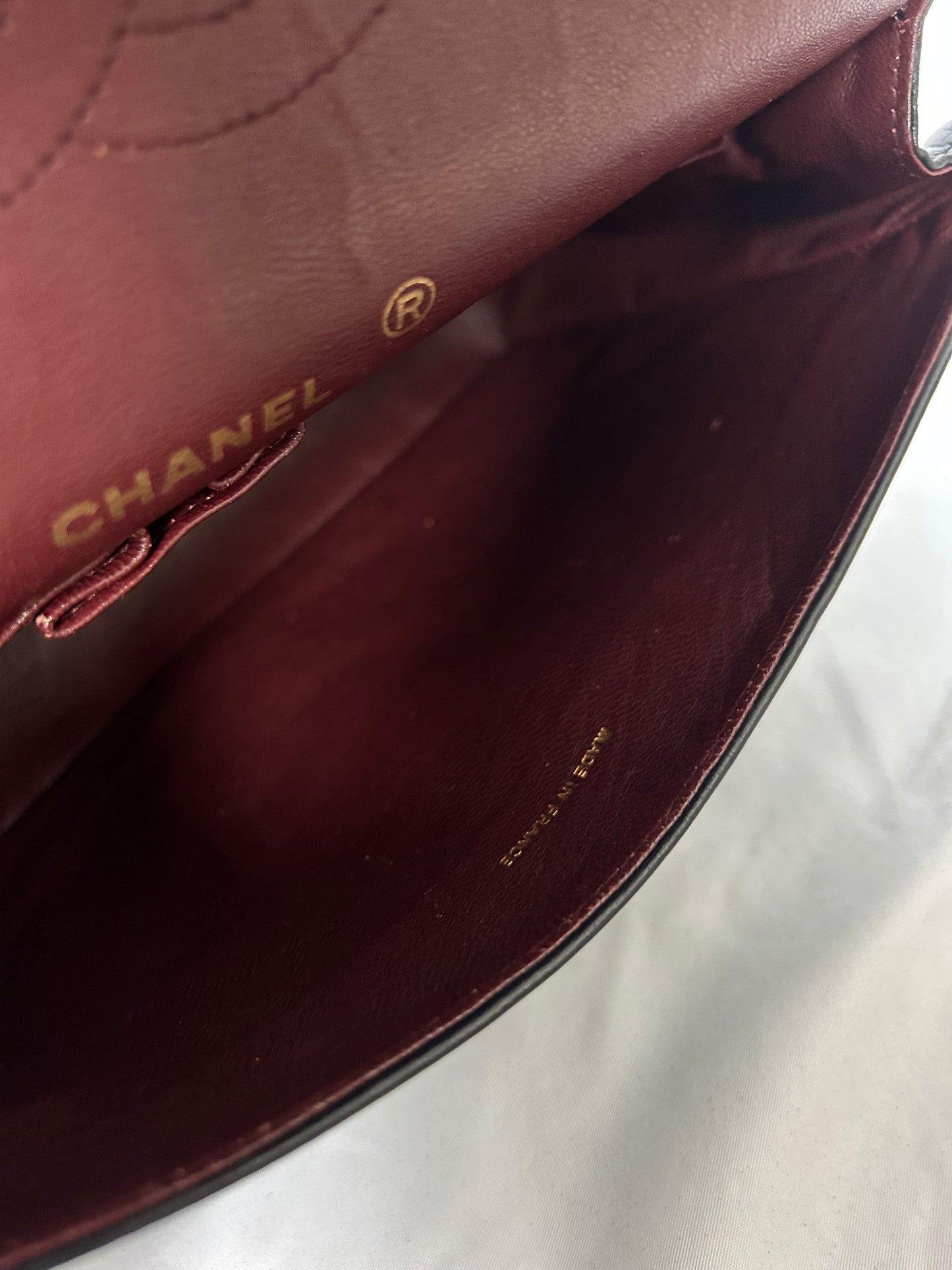 Black Vintage Chanel Lambskin Medium Classic Flap