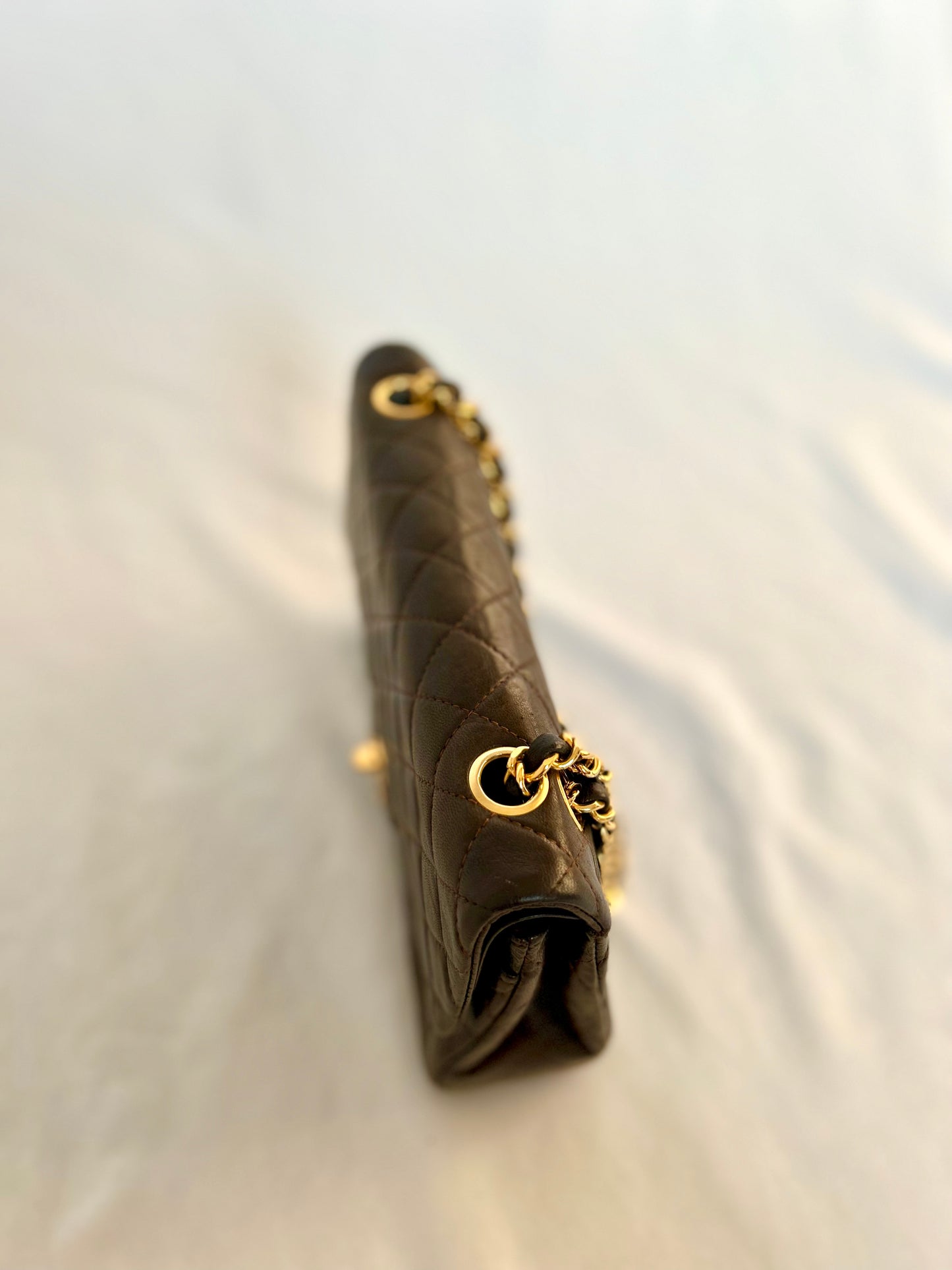 Chocolate Brown Chanel Classic Flap