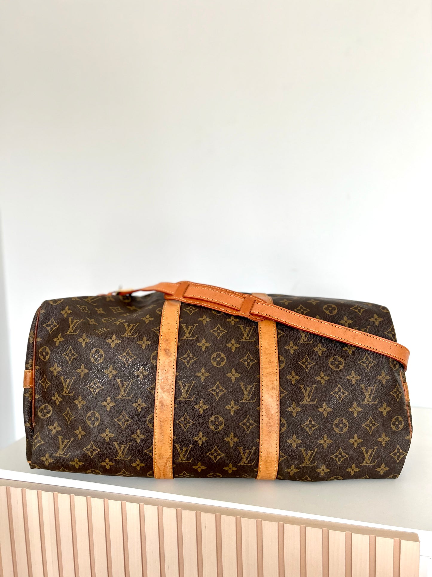 Louis Vuitton Bandouliere Keepall 50 Duffle Boston Bag