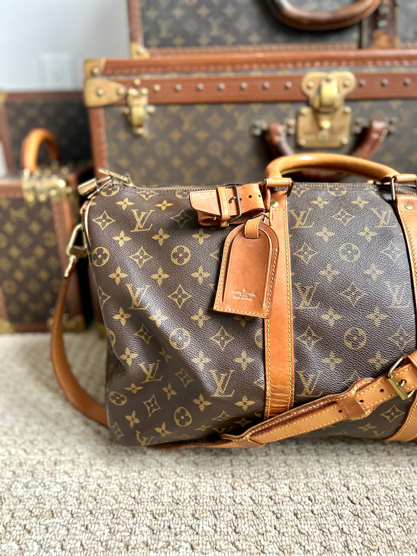 Louis Vuitton Bandouliere 50 Duffle Bag