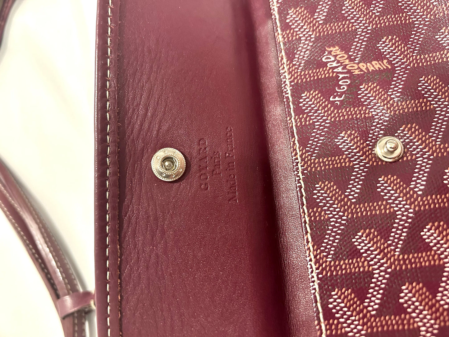 Goyard Burgundy Saint Louis PM