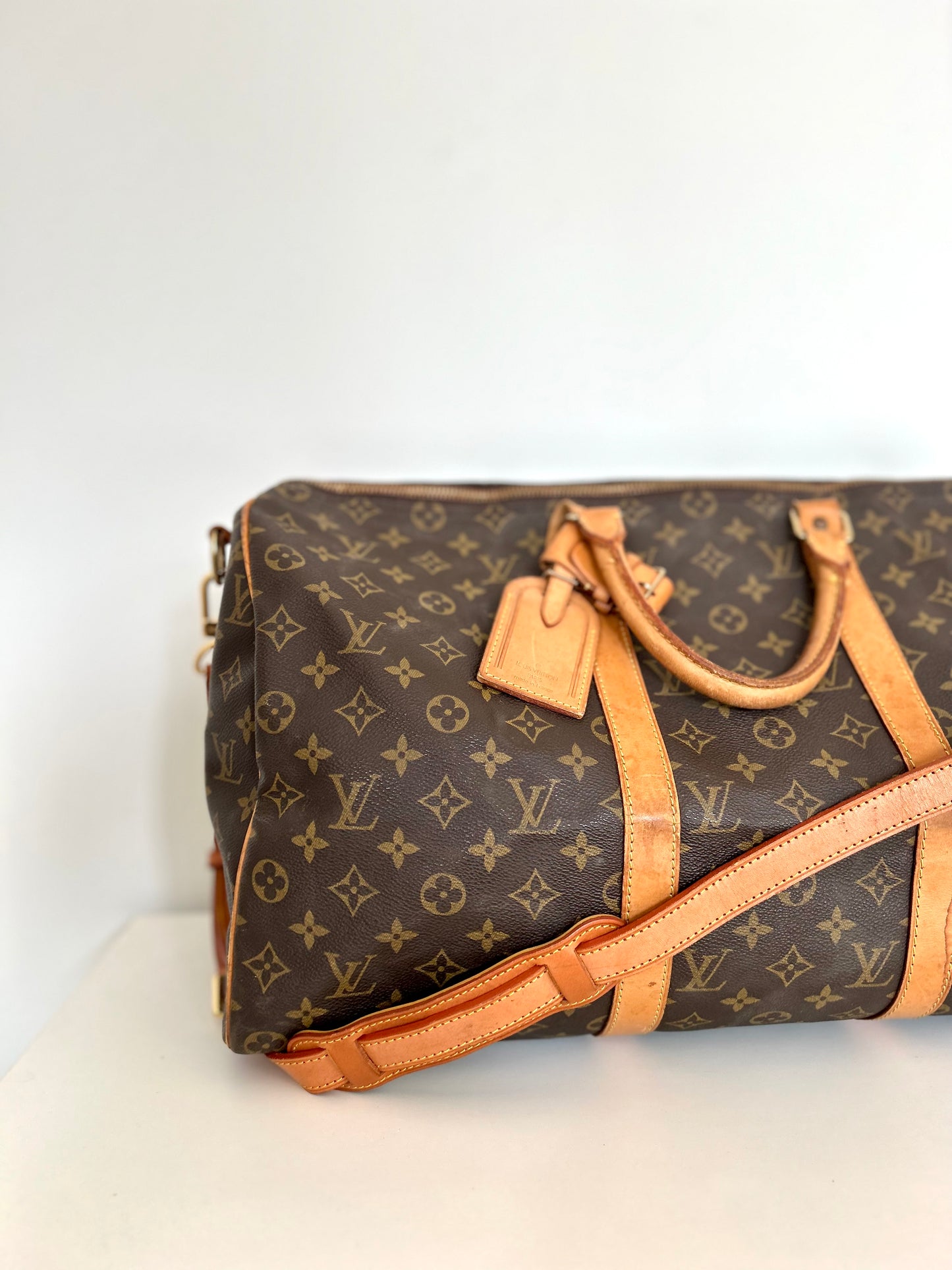 Louis Vuitton Bandouliere Keepall 50 Duffle Boston Bag