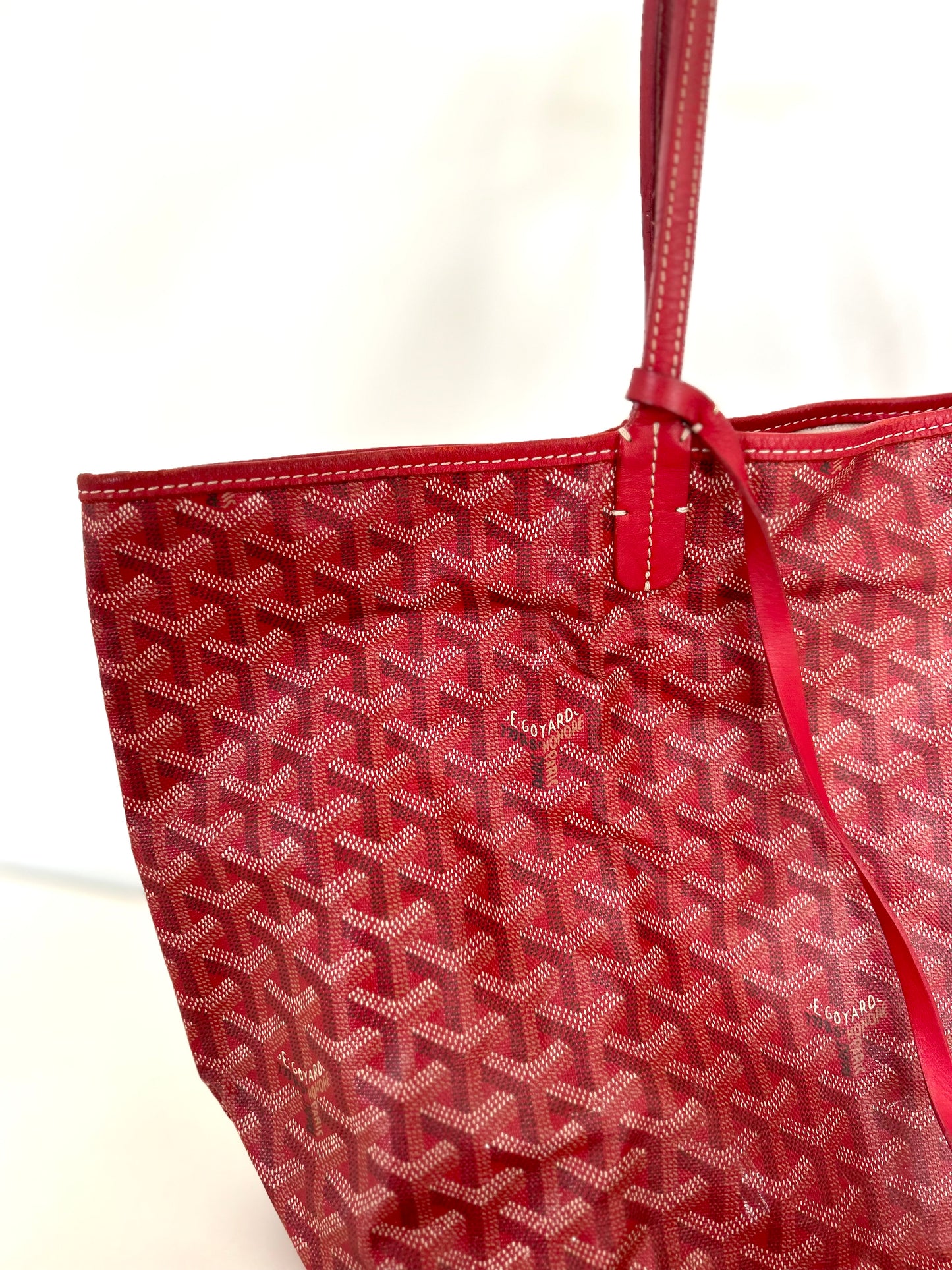 Red Goyard Saint Louis PM