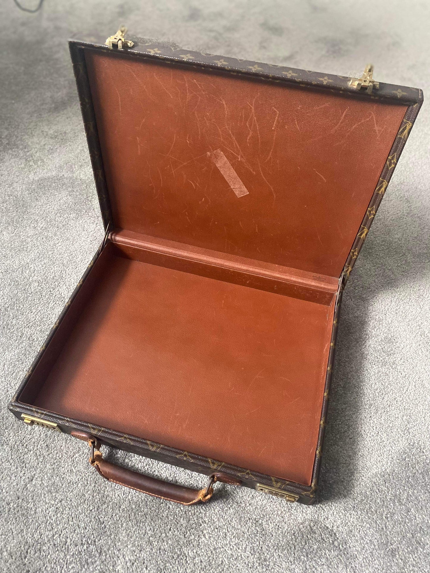 Louis Vuitton Hard Leather Briefcase