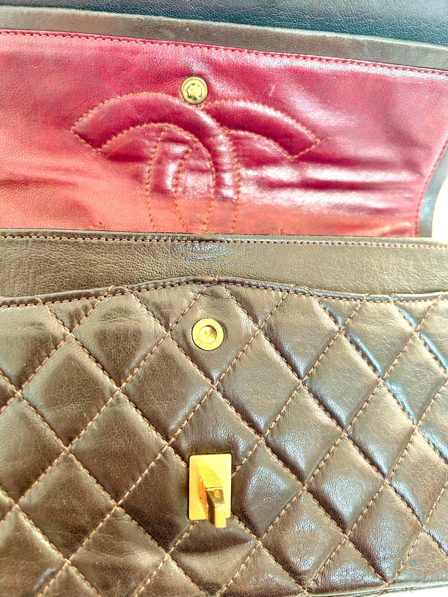 Chocolate Brown Chanel Classic Flap