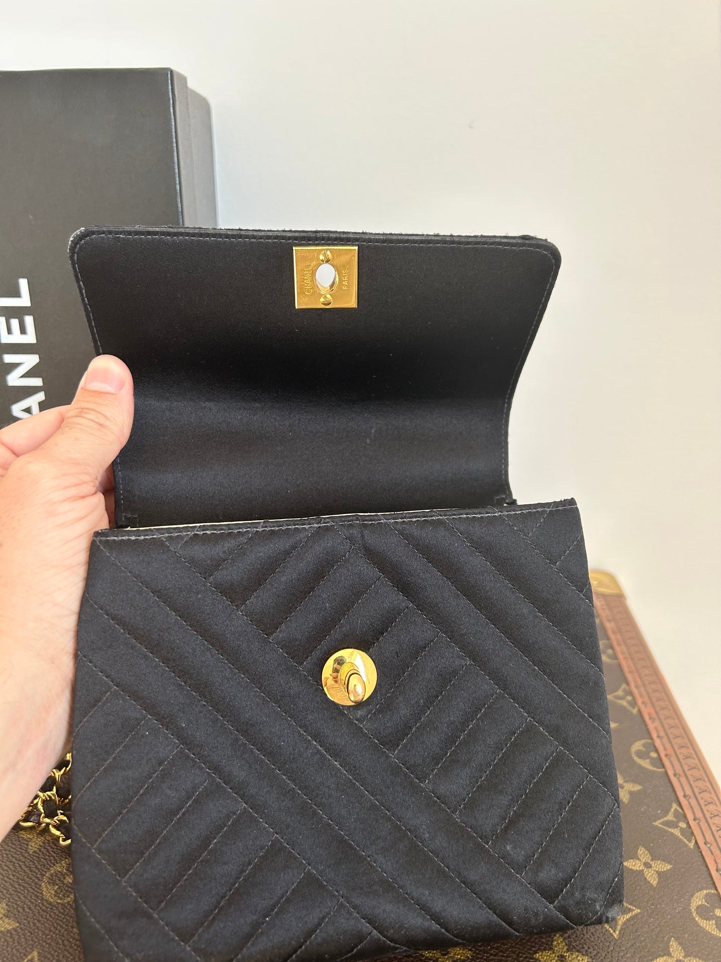 Chanel Satin Mini Square