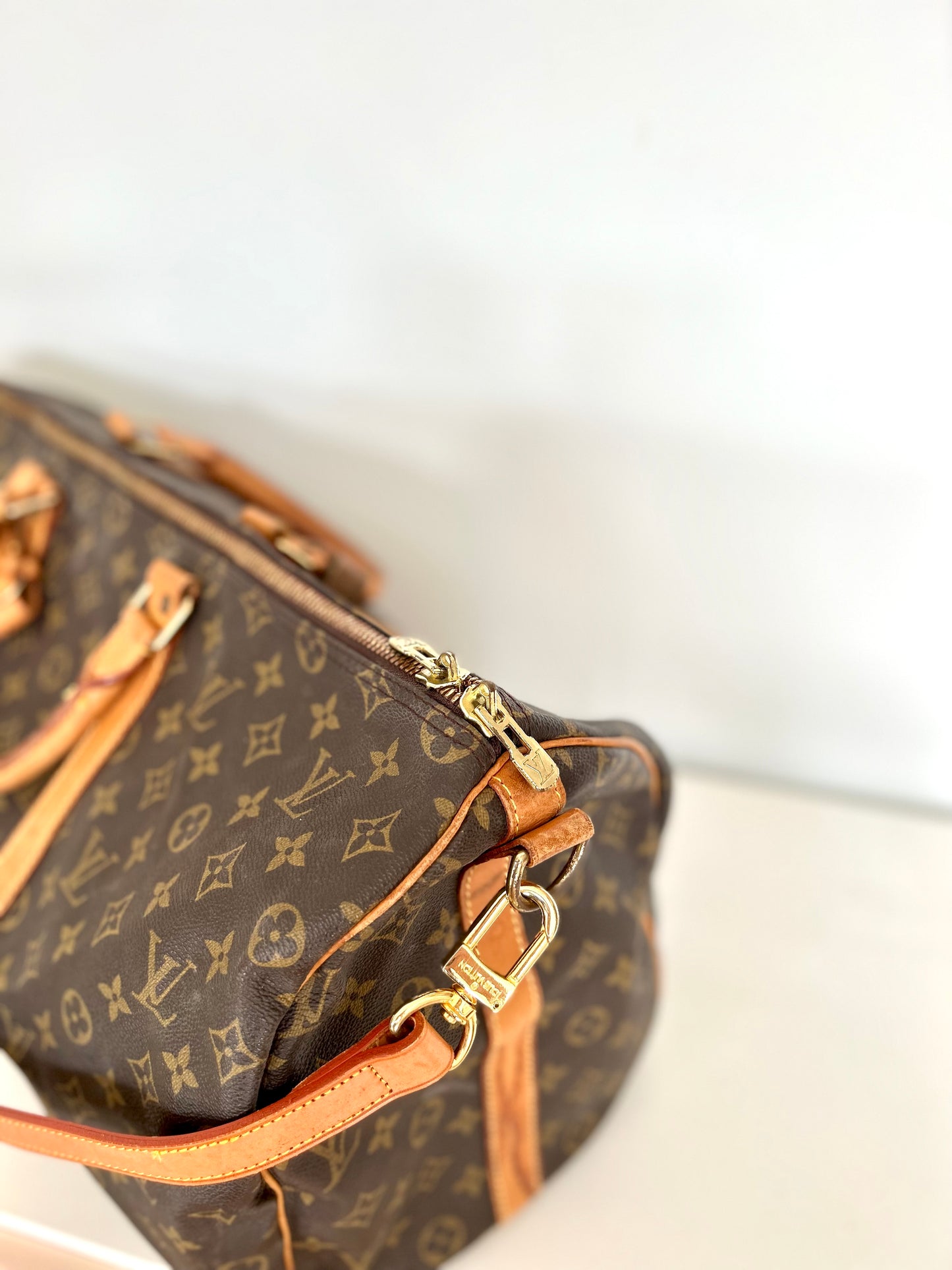 Louis Vuitton Bandouliere Keepall 50 Duffle Boston Bag