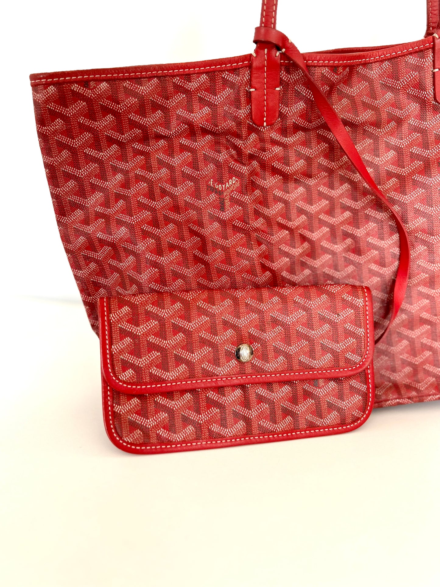 Red Goyard Saint Louis PM