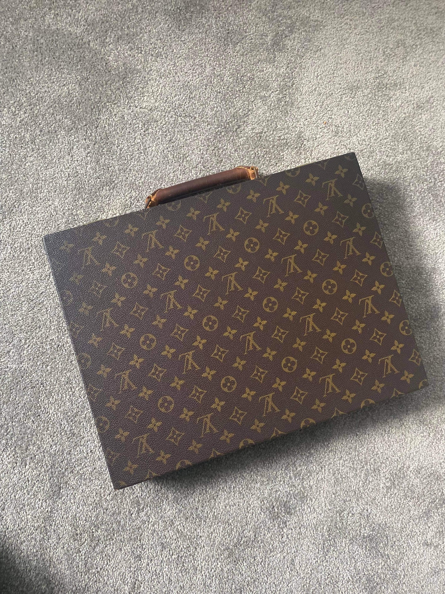 Louis Vuitton Hard Leather Briefcase