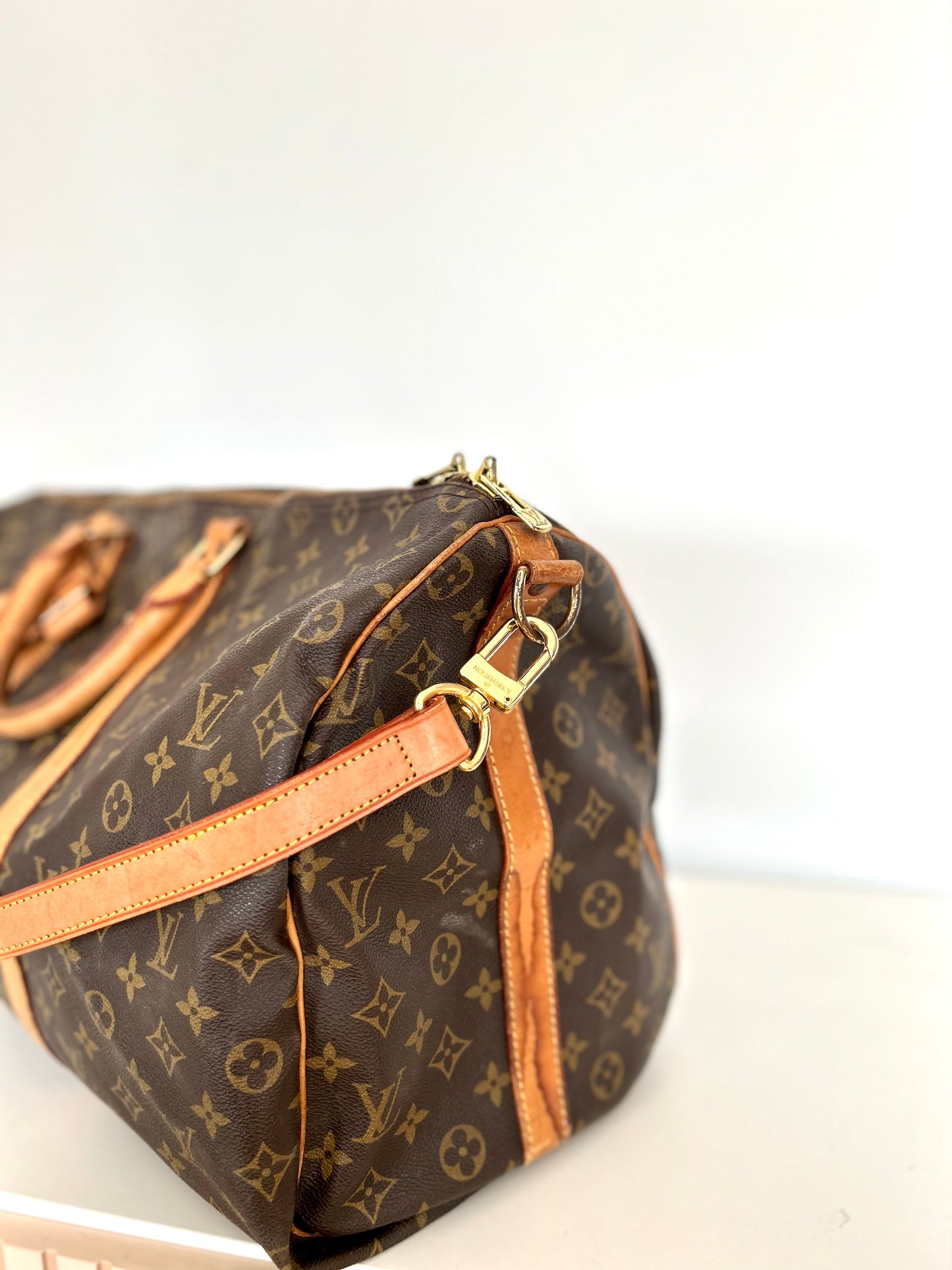 Louis Vuitton Bandouliere Keepall 50 Duffle Boston Bag