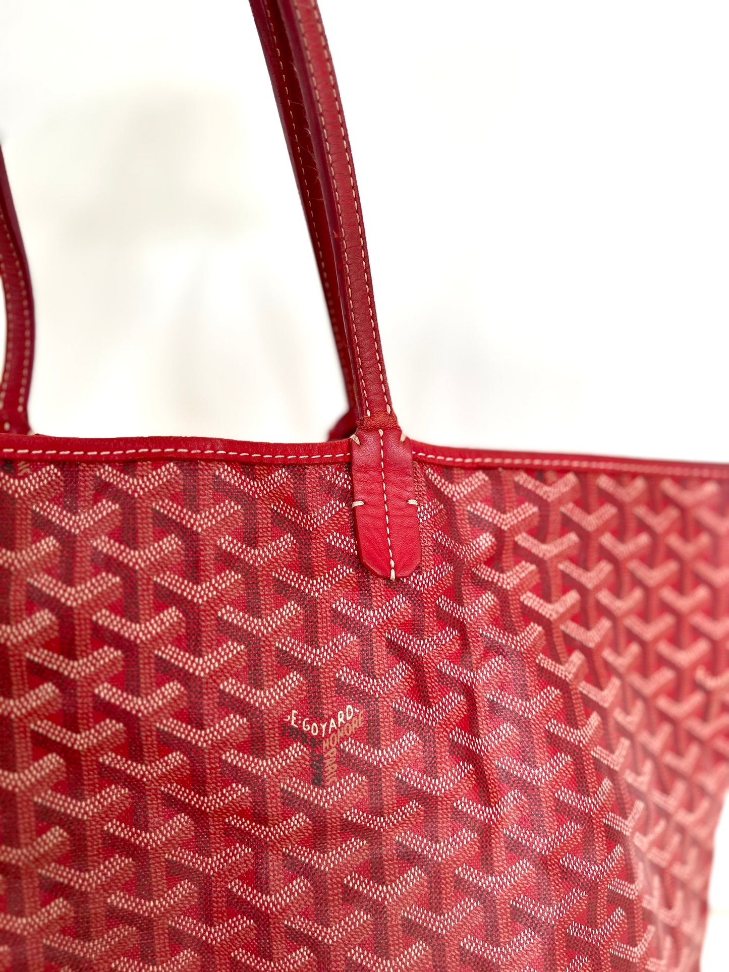 Red Goyard Saint Louis PM