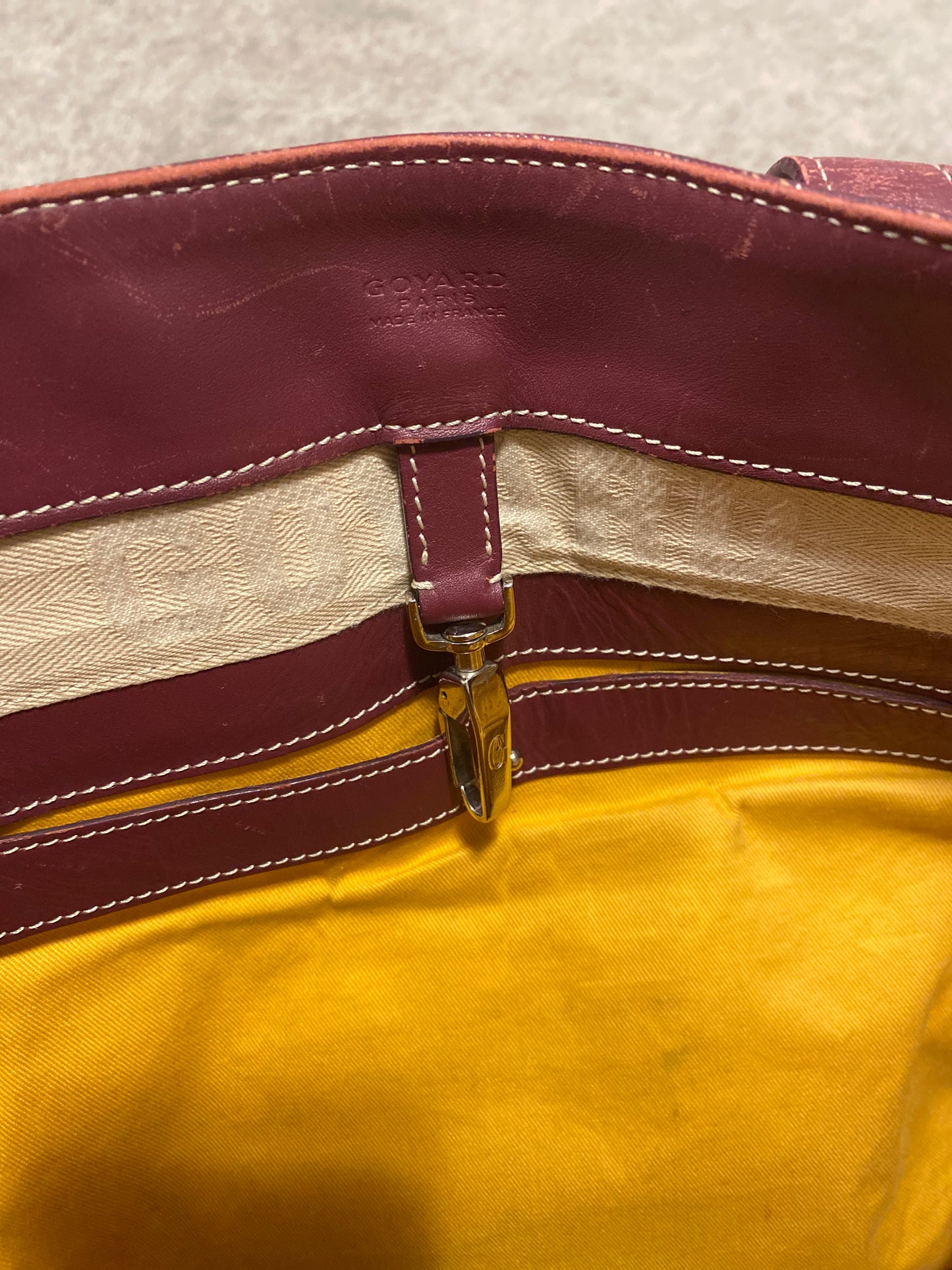 Goyard Burgundy Voltaire