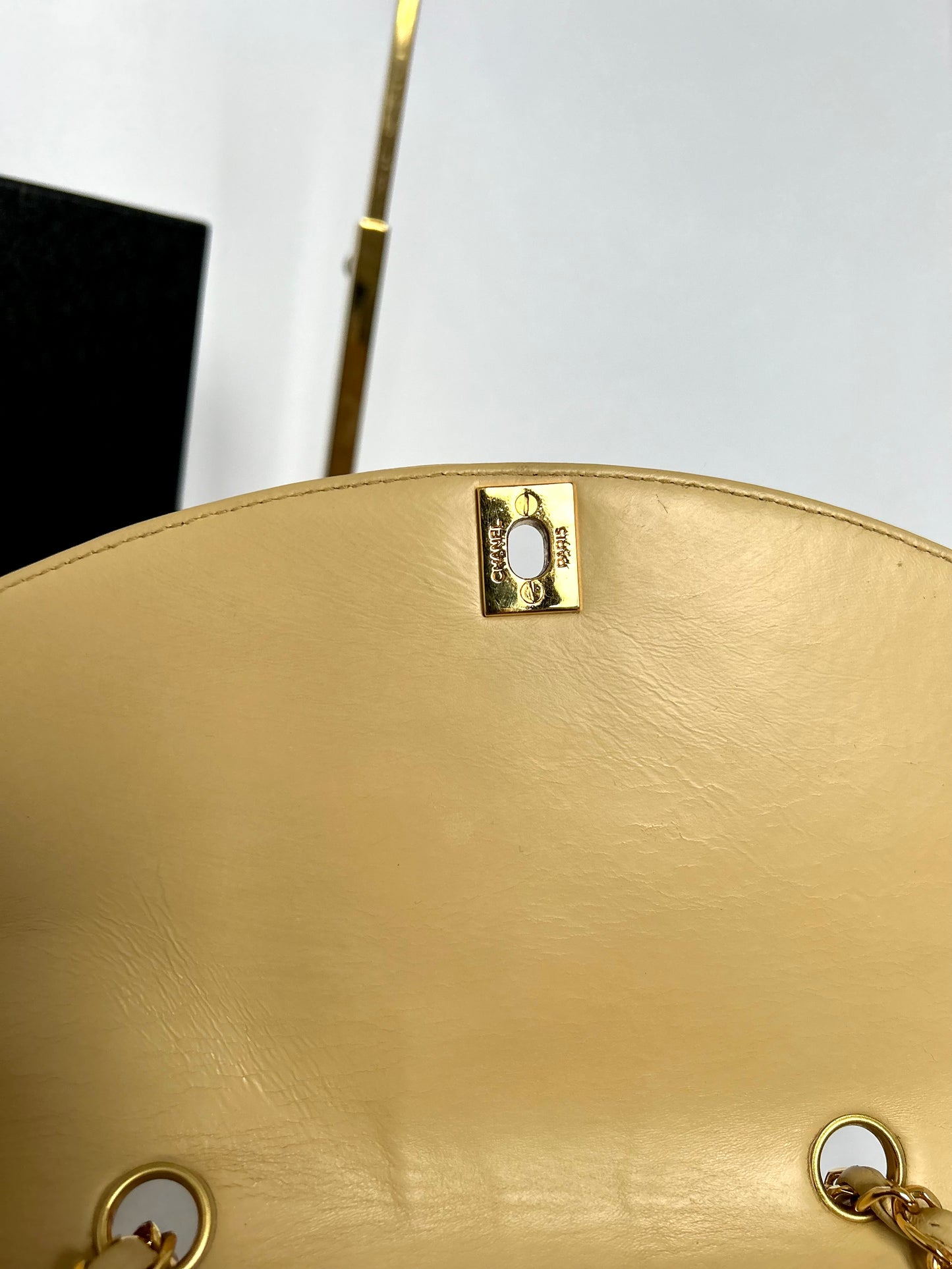 Vintage Chanel Beige Diana Small Flap Bag