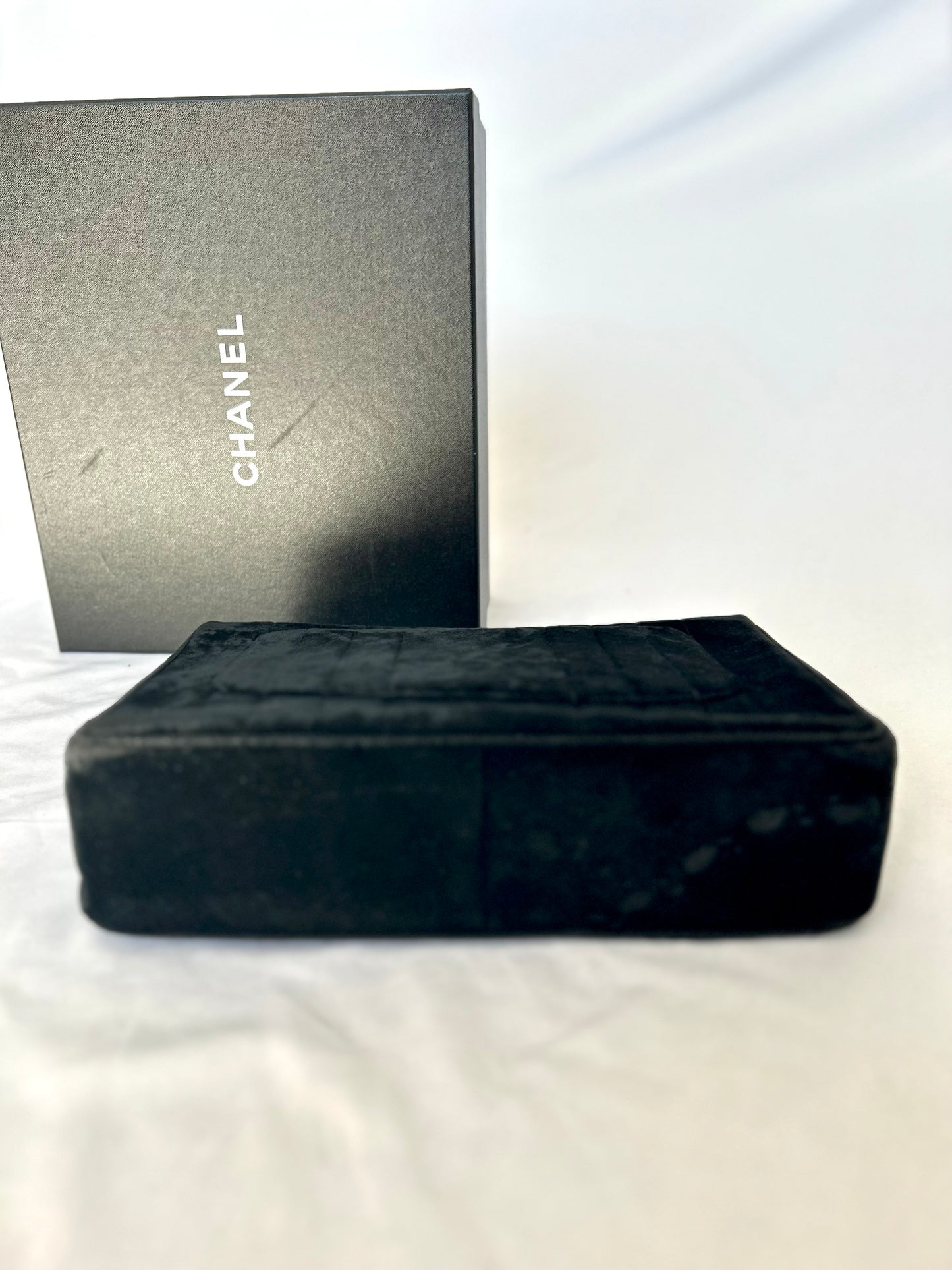 Chanel Velvet Velour Classic Jumbo 1994-1996