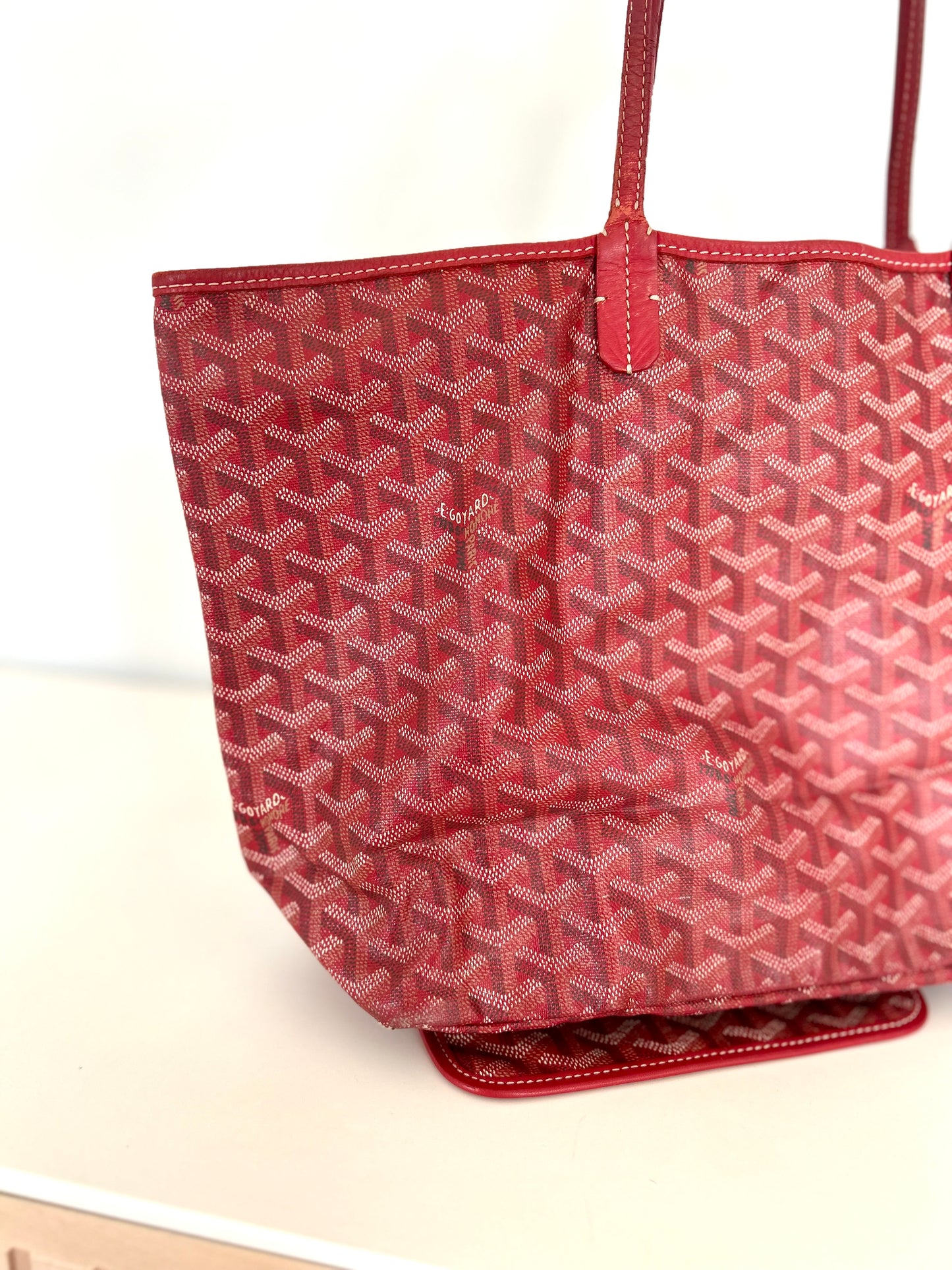 Red Goyard Saint Louis PM
