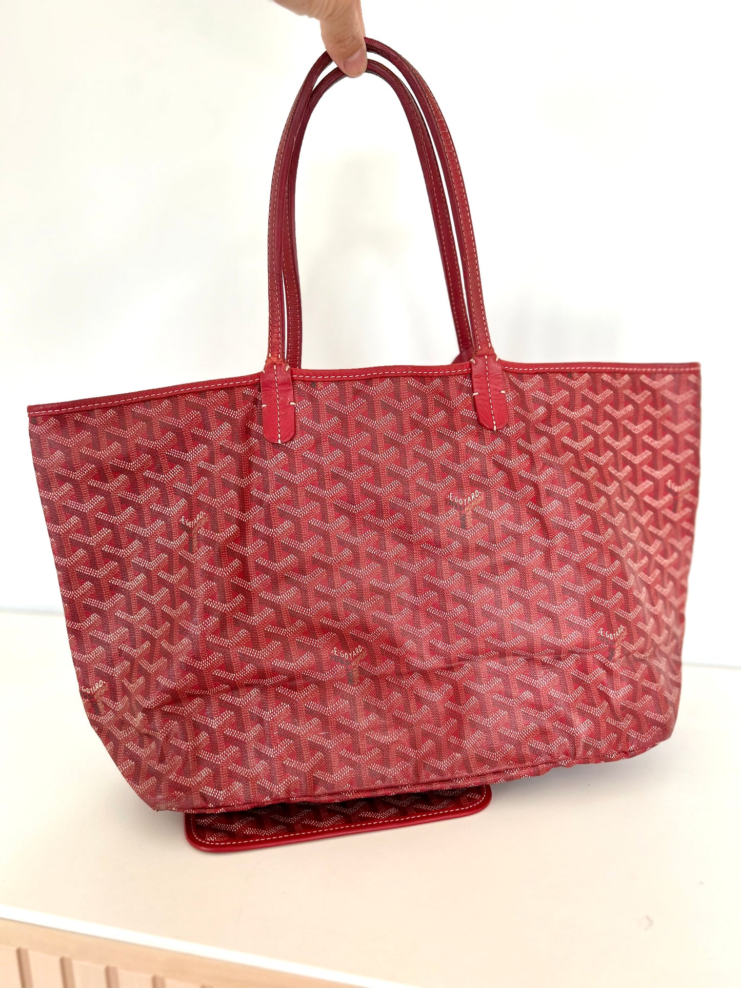 Red Goyard Saint Louis PM