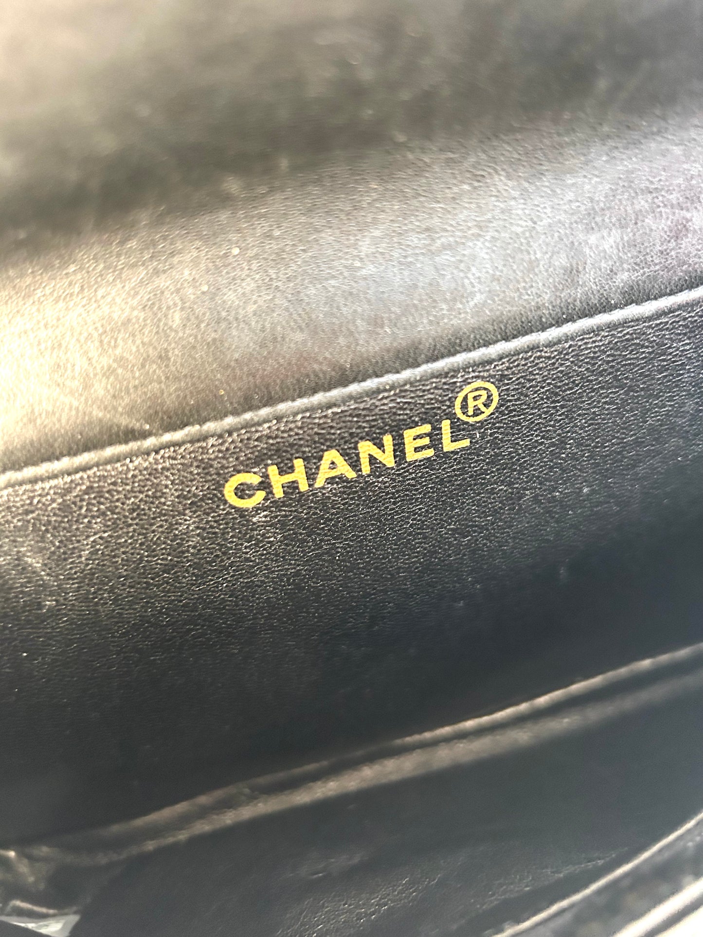 Double Faced Chanel Patent Leather Flap Bag Purse Shoulder Bag
