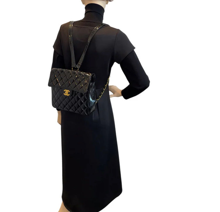 Chanel Patent Leather backpack