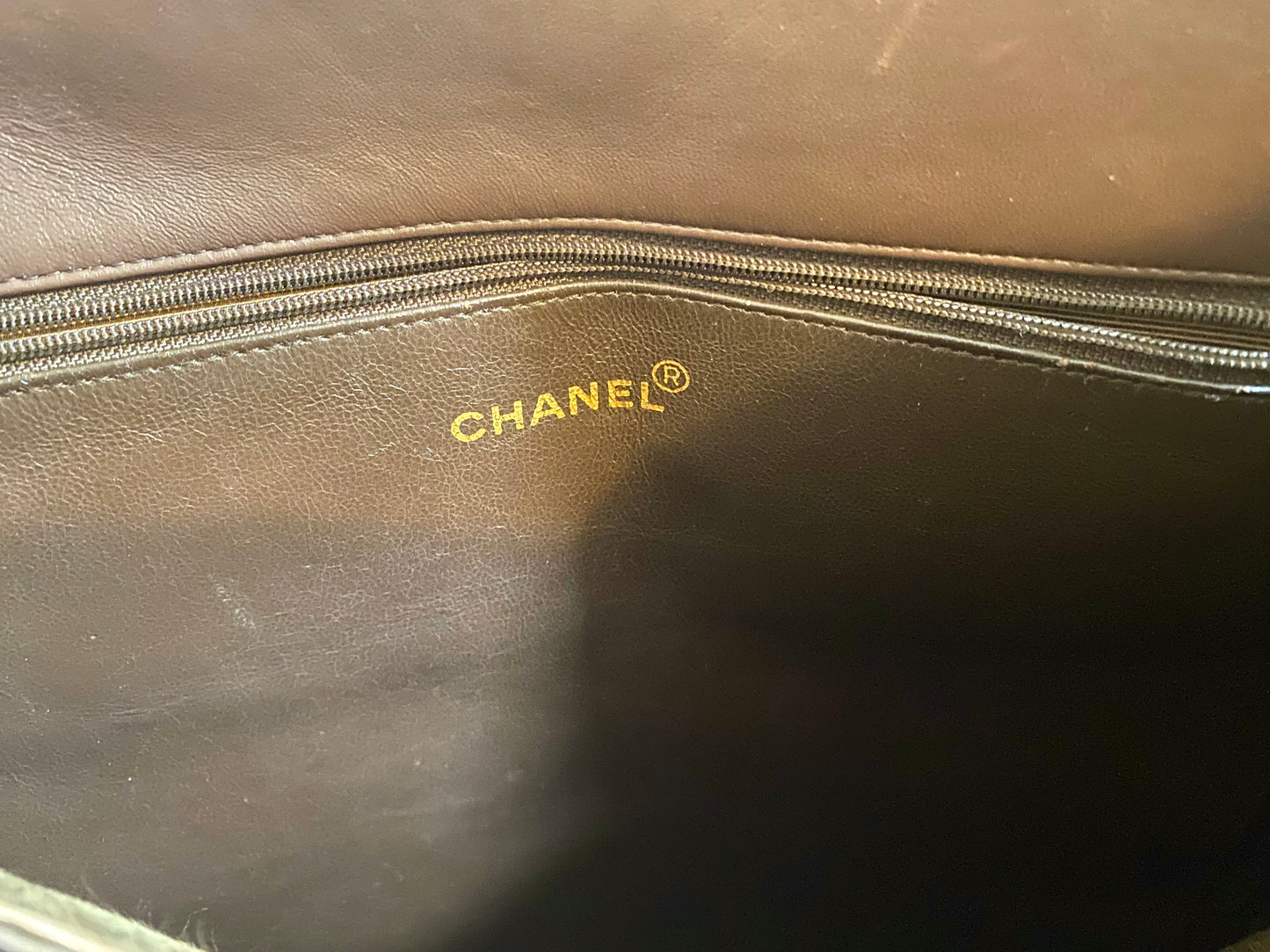 1986 Chanel Lambskin Tortoiseshell Chain Tote