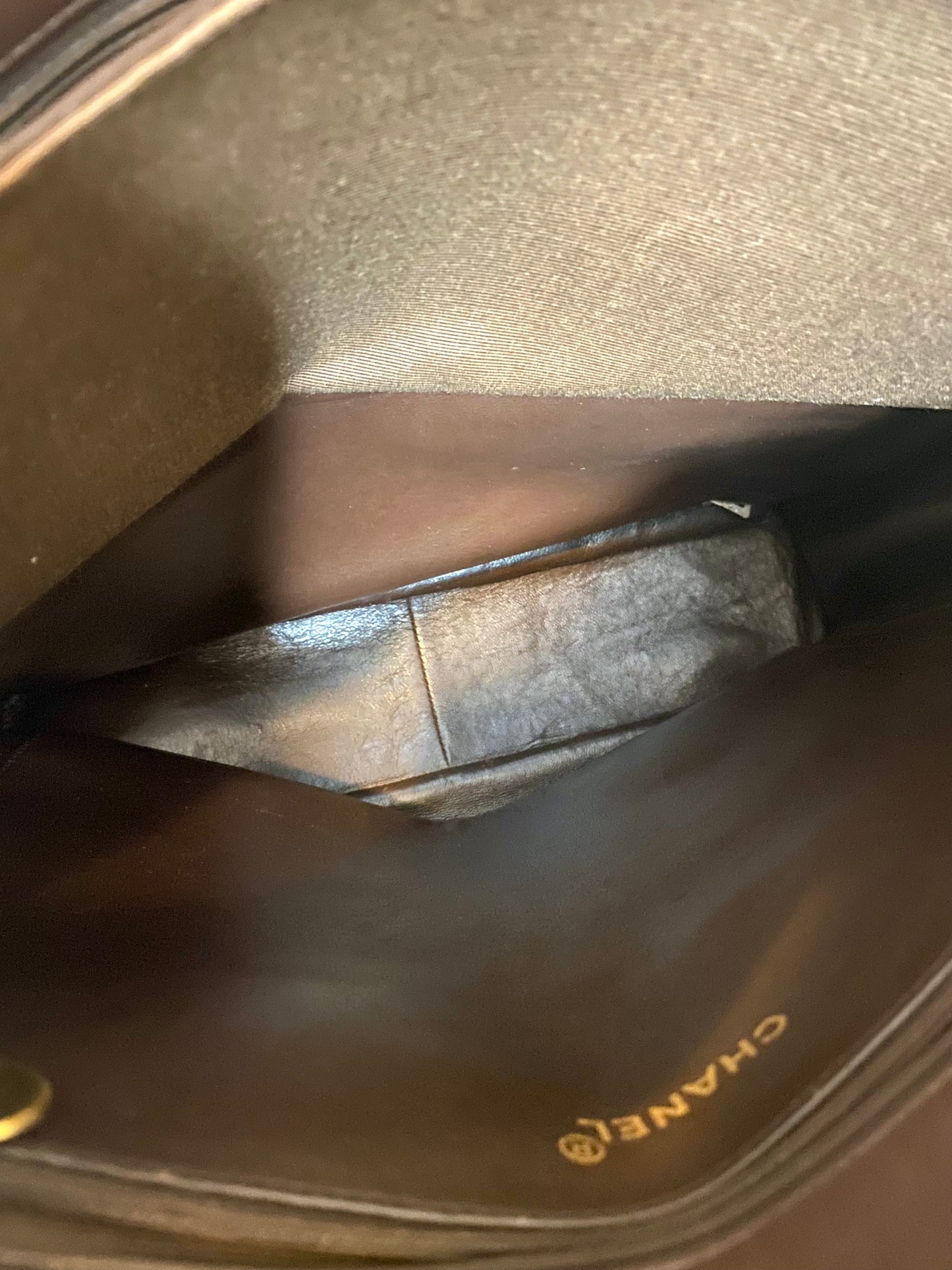 1986 Chanel Lambskin Tortoiseshell Chain Tote