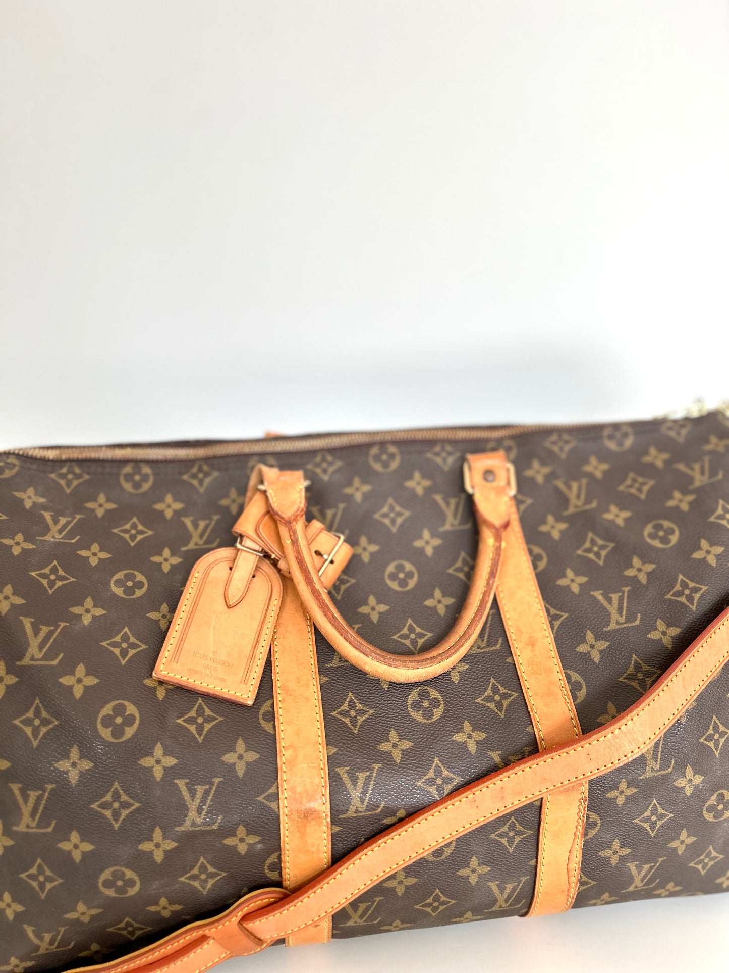 Louis Vuitton Bandouliere Keepall 50 Duffle Boston Bag