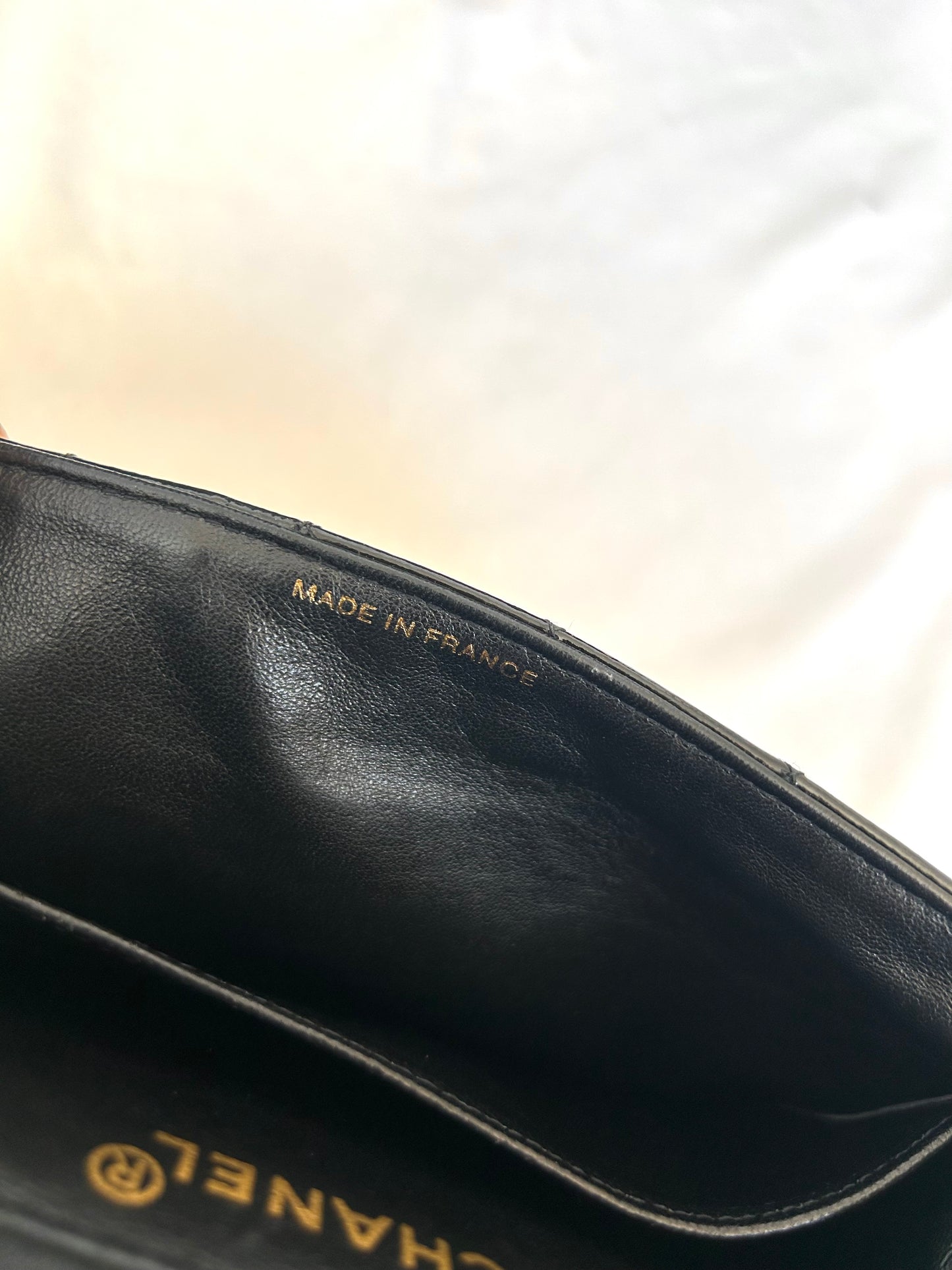 Double Faced Chanel Patent Leather Flap Bag Purse Shoulder Bag