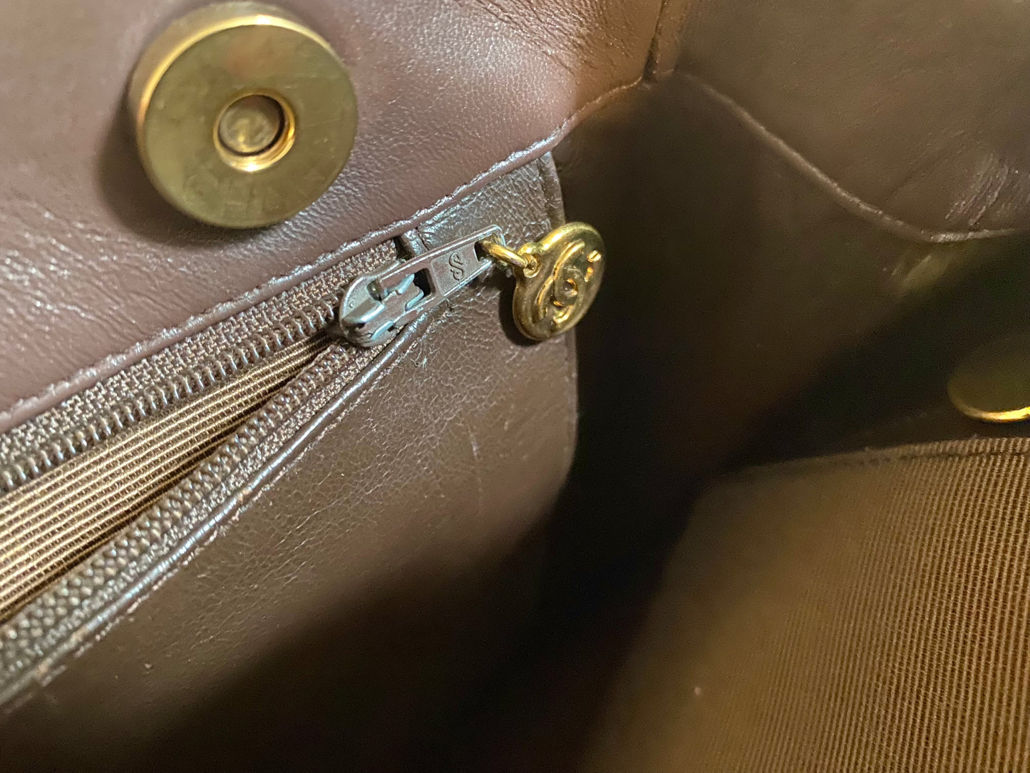 1986 Chanel Lambskin Tortoiseshell Chain Tote