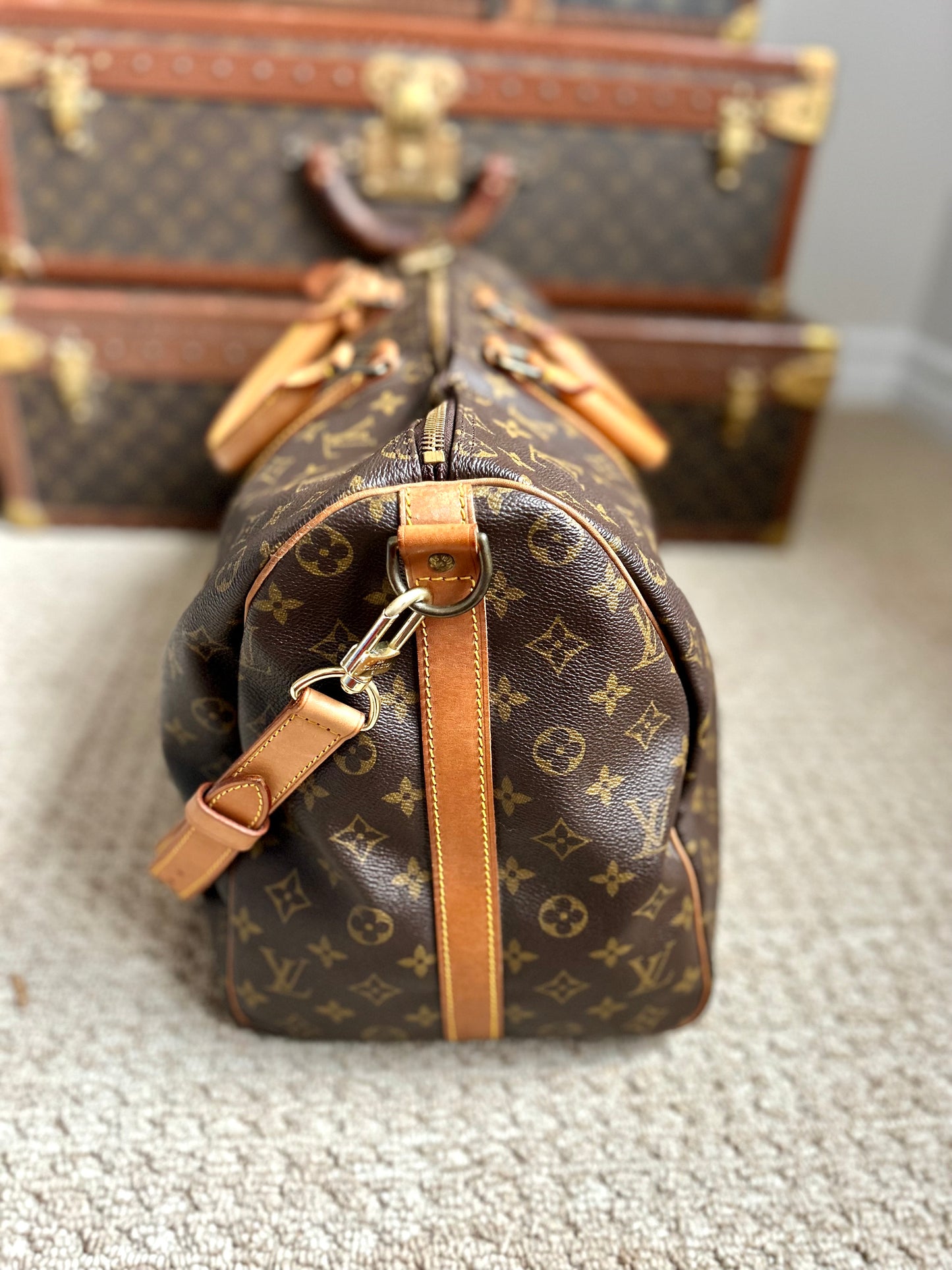 Louis Vuitton Bandouliere 50 Duffle Bag
