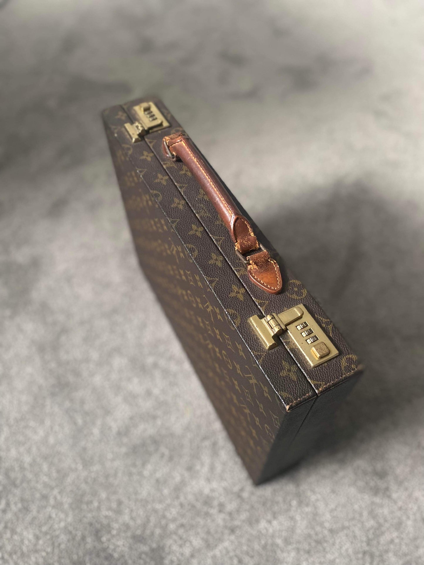 Louis Vuitton Hard Leather Briefcase
