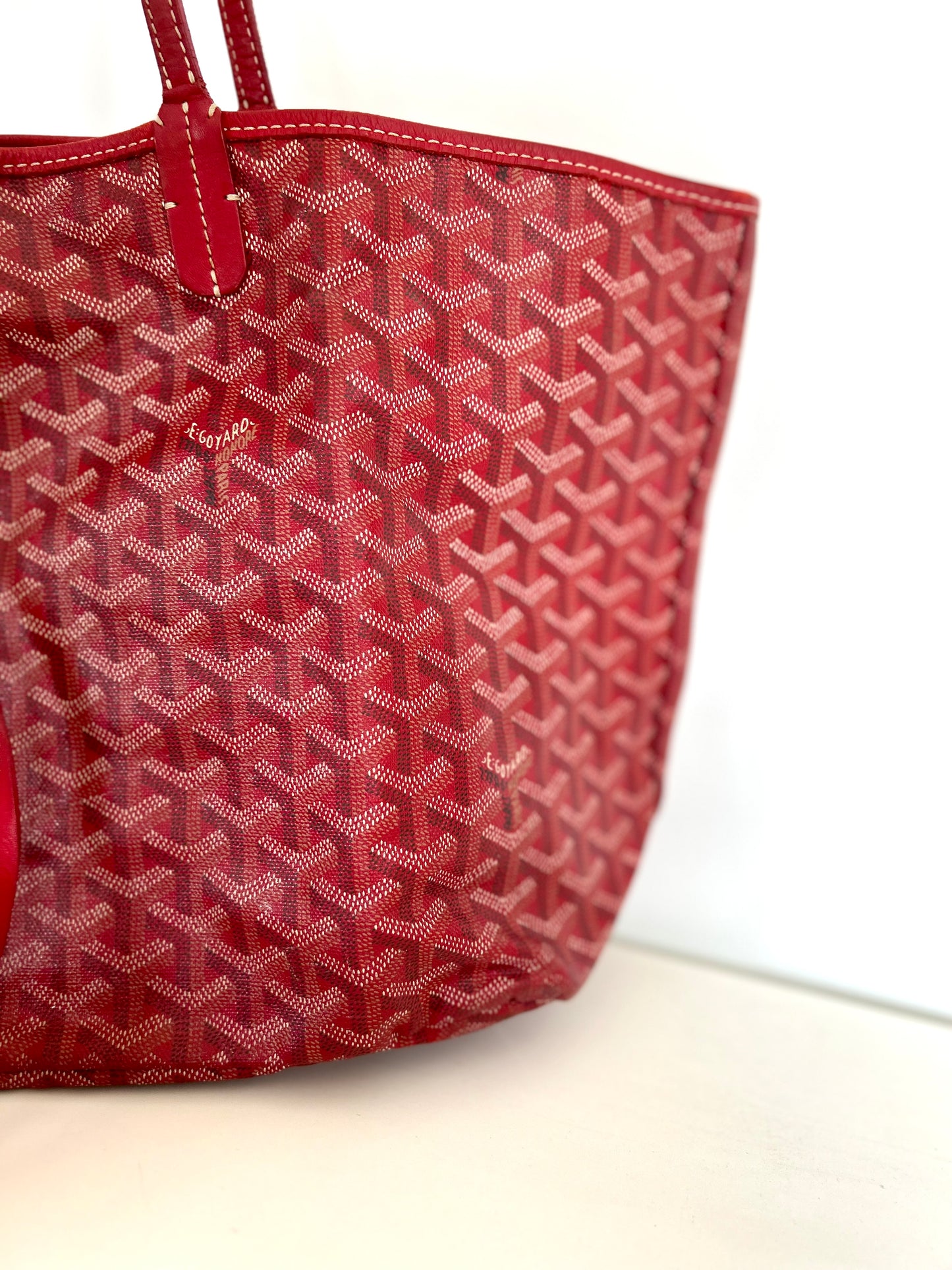 Red Goyard Saint Louis PM