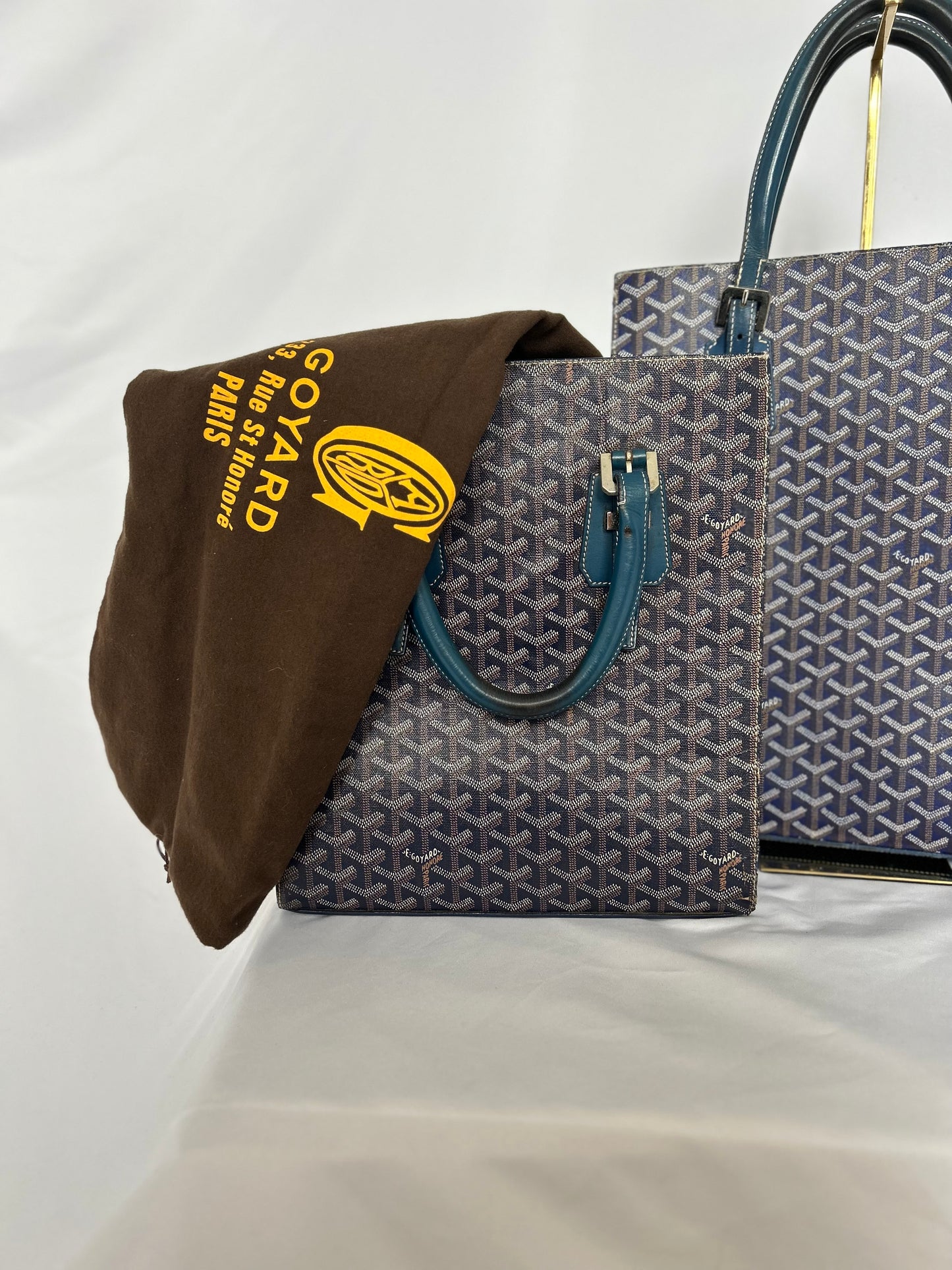 Goyard Comores Tote Bag PM (has chipped top corner)