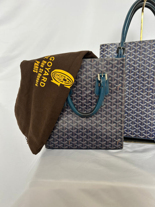 Goyard Comores Tote Bag PM (has chipped top corner)