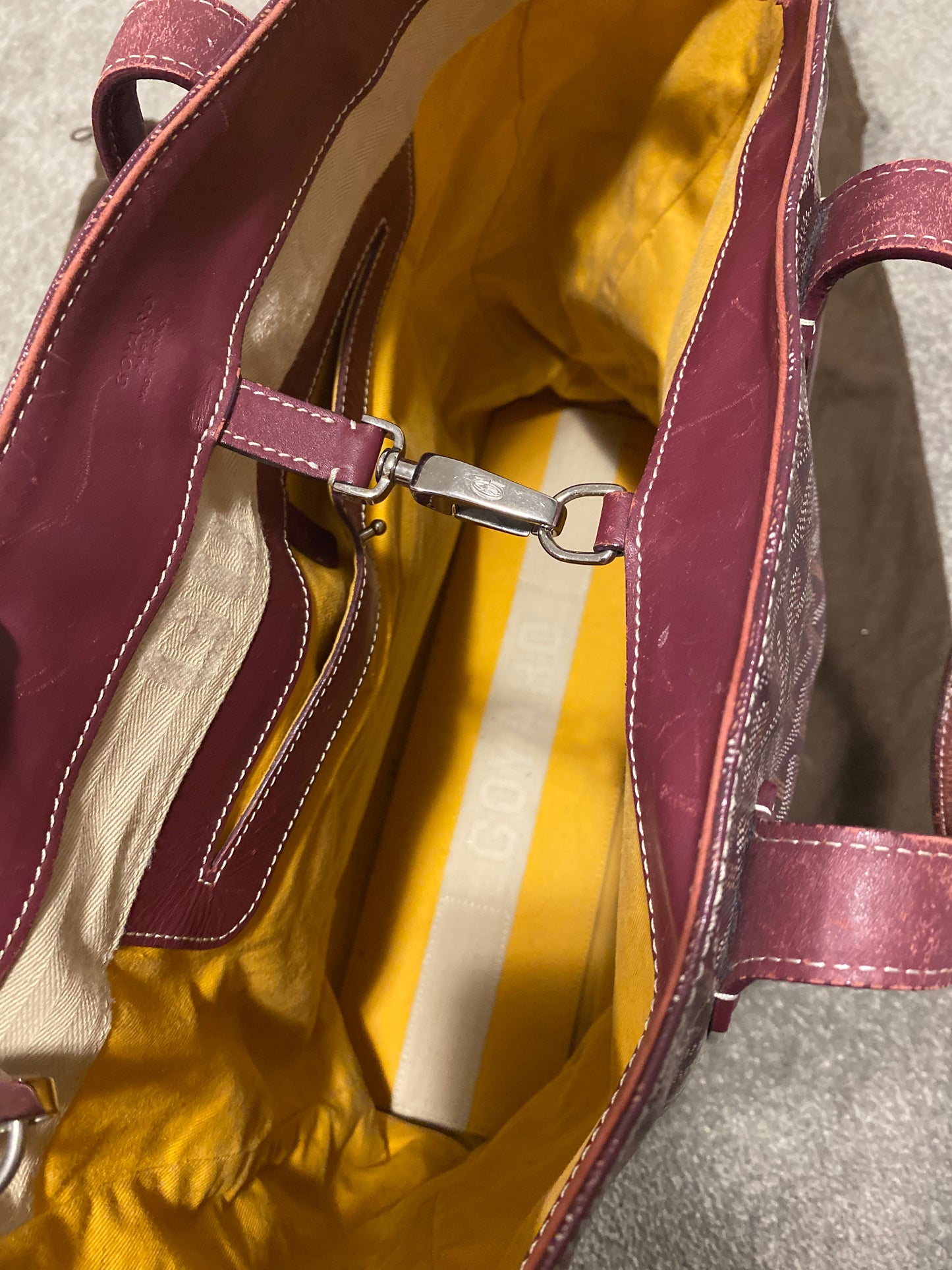 Goyard Burgundy Voltaire