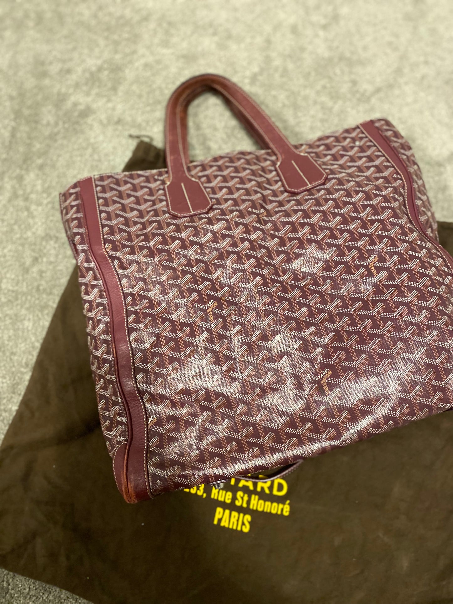 Goyard Burgundy Voltaire
