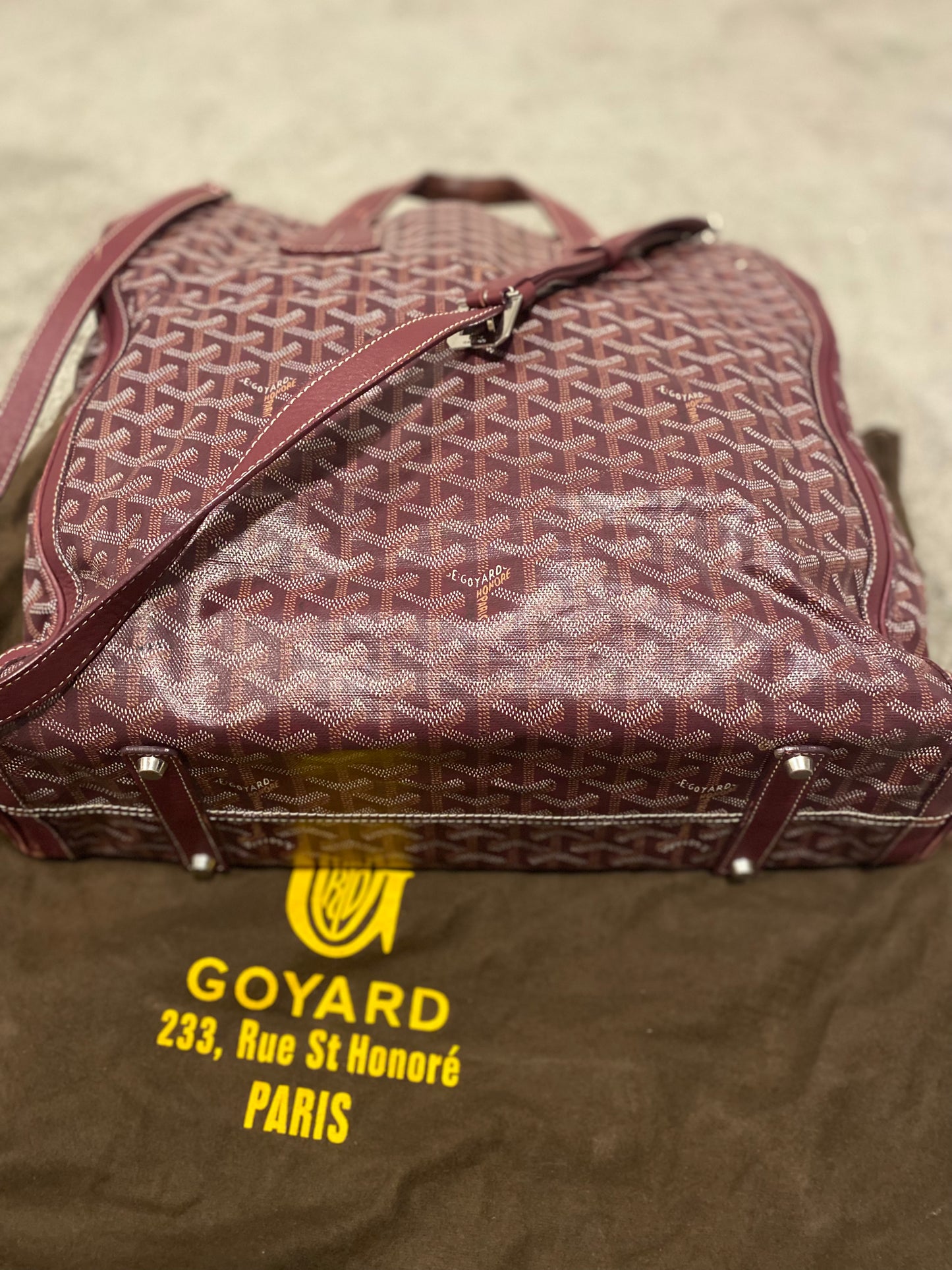 Goyard Burgundy Voltaire