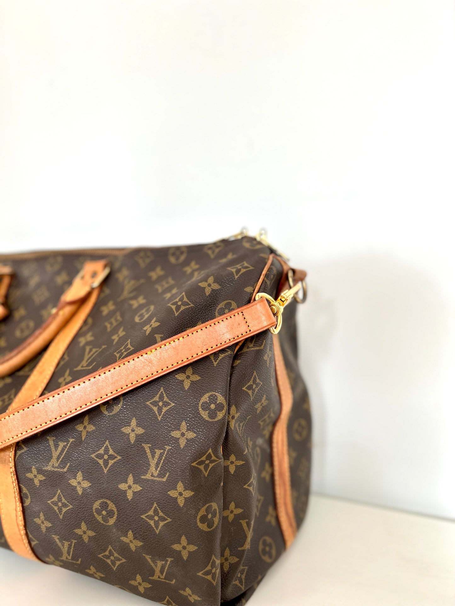 Louis Vuitton Bandouliere Keepall 50 Duffle Boston Bag