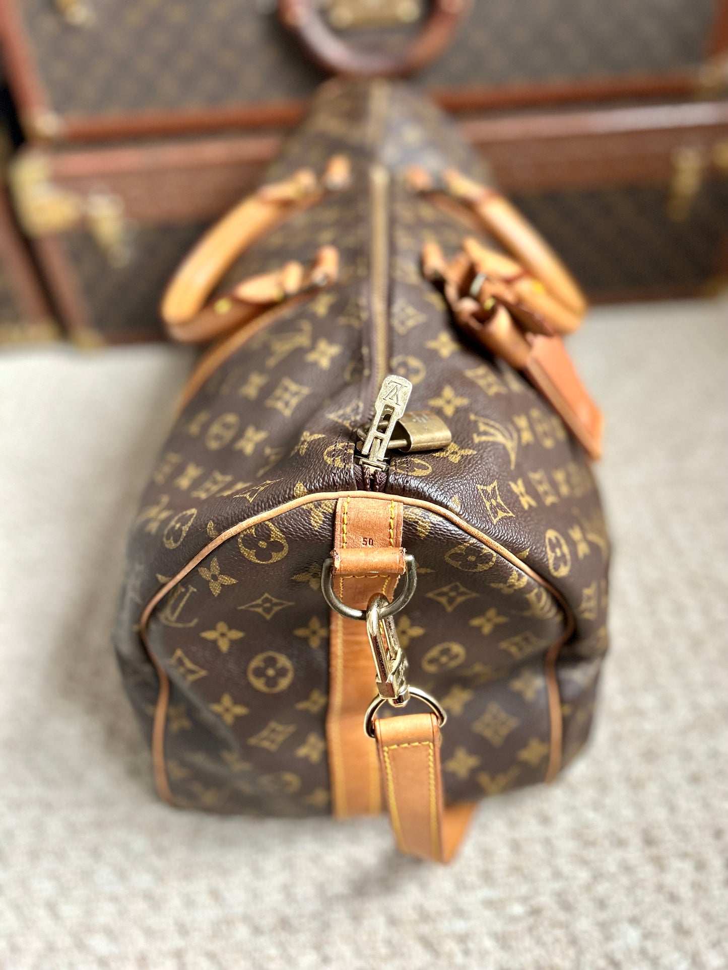Louis Vuitton Bandouliere 50 Duffle Bag